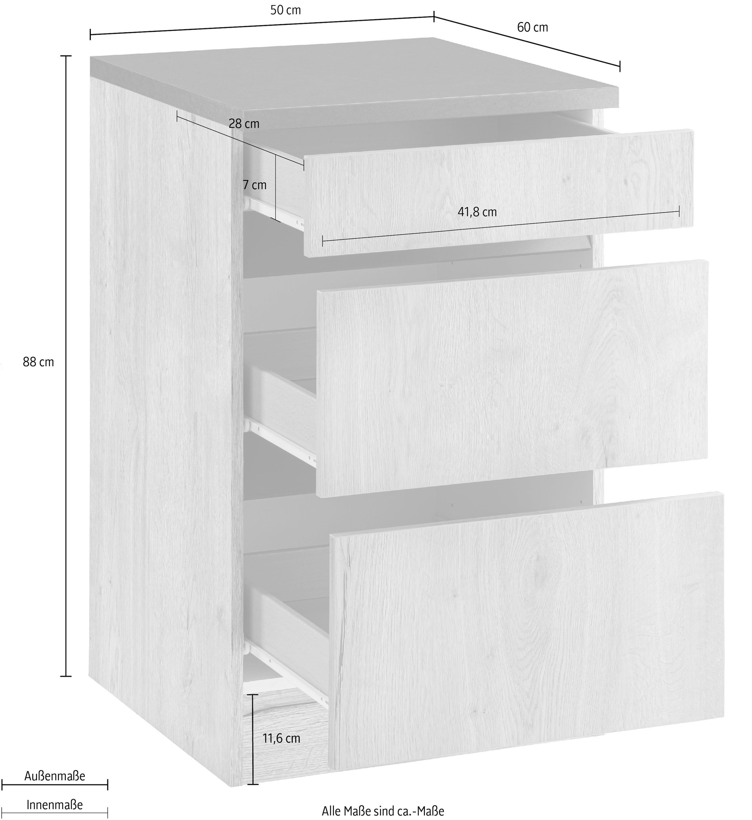 OPTIFIT Unterschrank »Roth«, Breite 50 cm