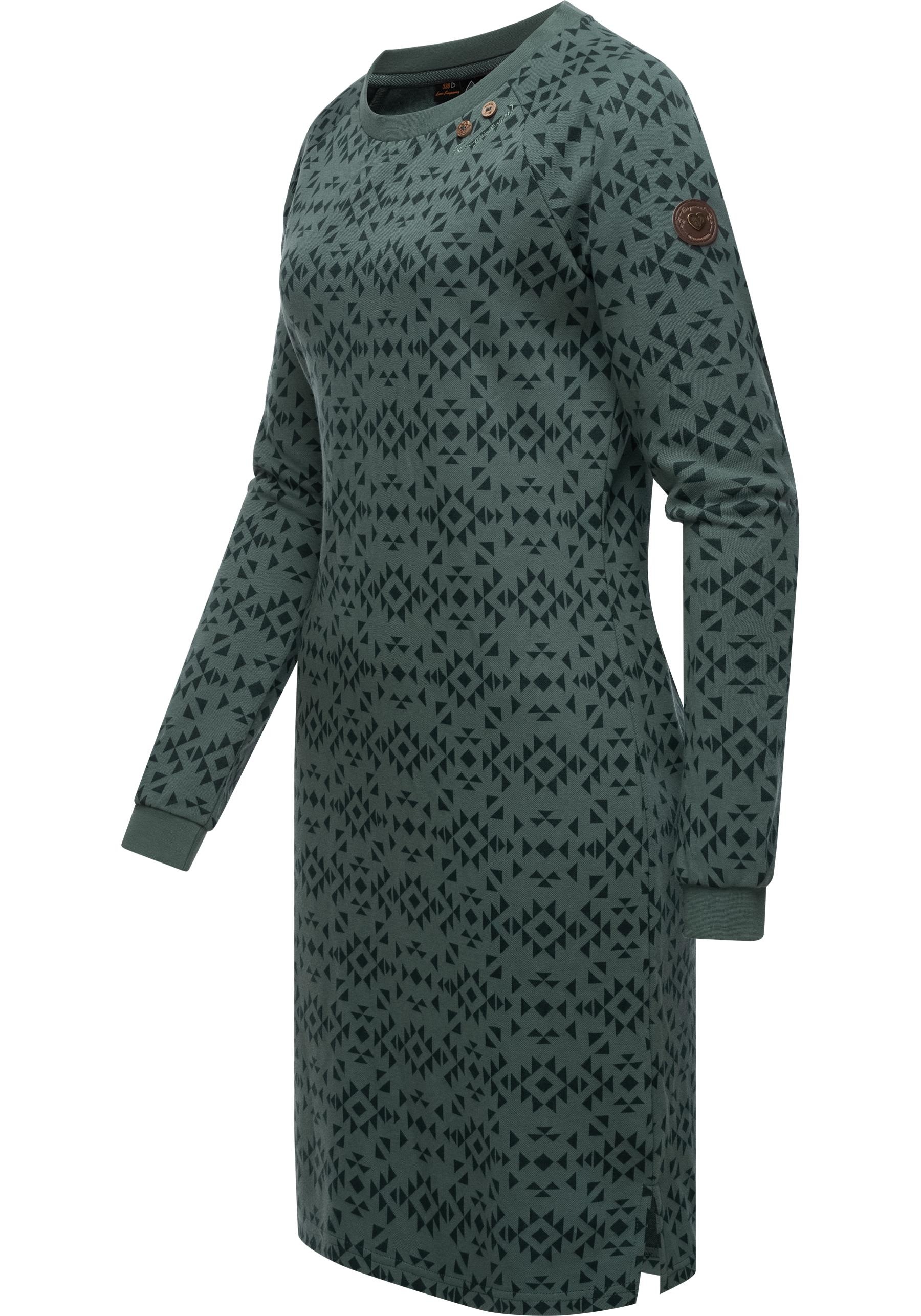 Ragwear Sweatkleid »Dassa Aztec«, stylisches Langarmkleid für den Winter