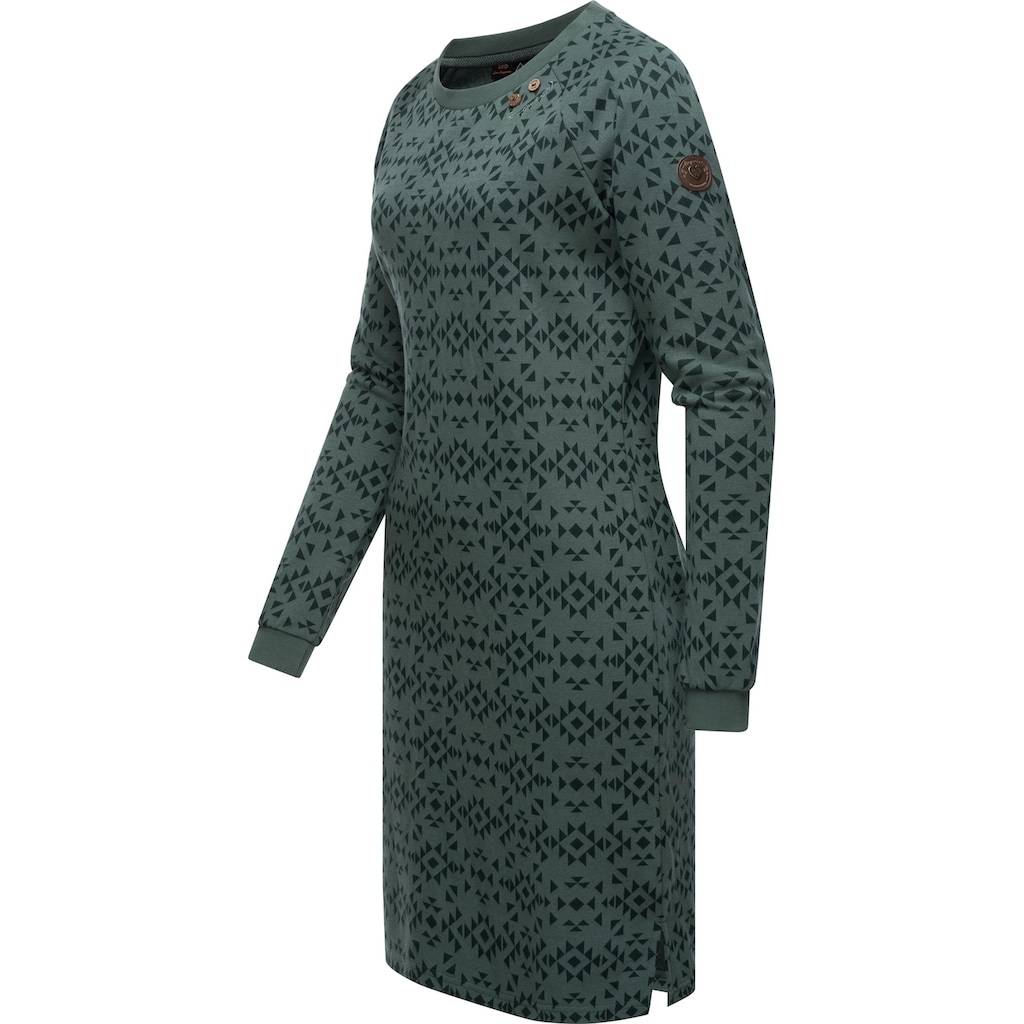 Ragwear Sweatkleid »Dassa Aztec«, stylisches Langarmkleid für den Winter