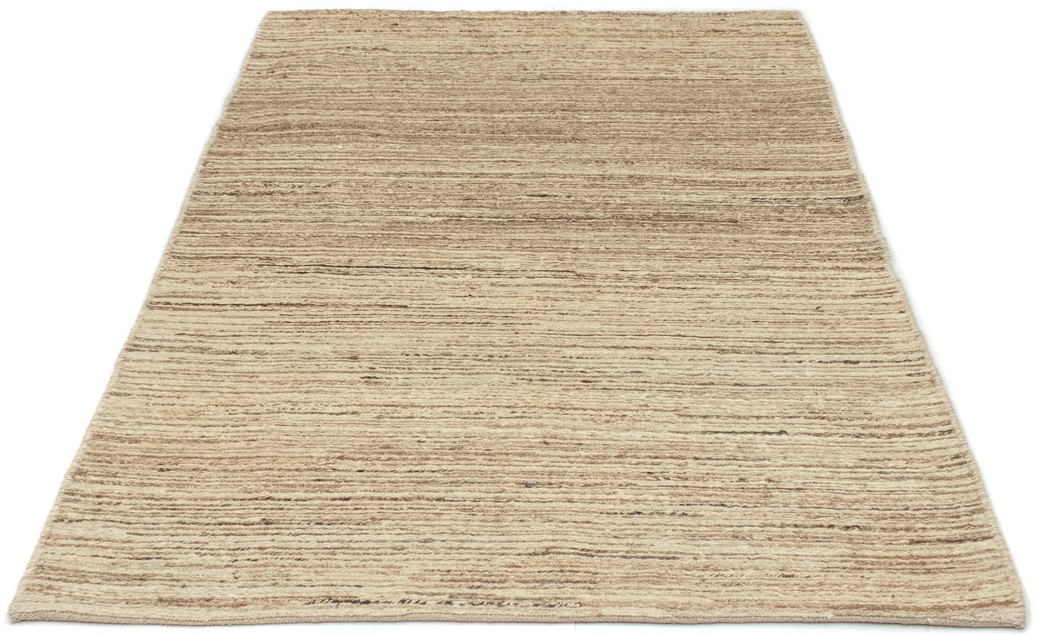 morgenland Wollteppich »Gabbeh Teppich handgeknüpft rechteckig, naturweiß«, handgeknüpft | BAUR