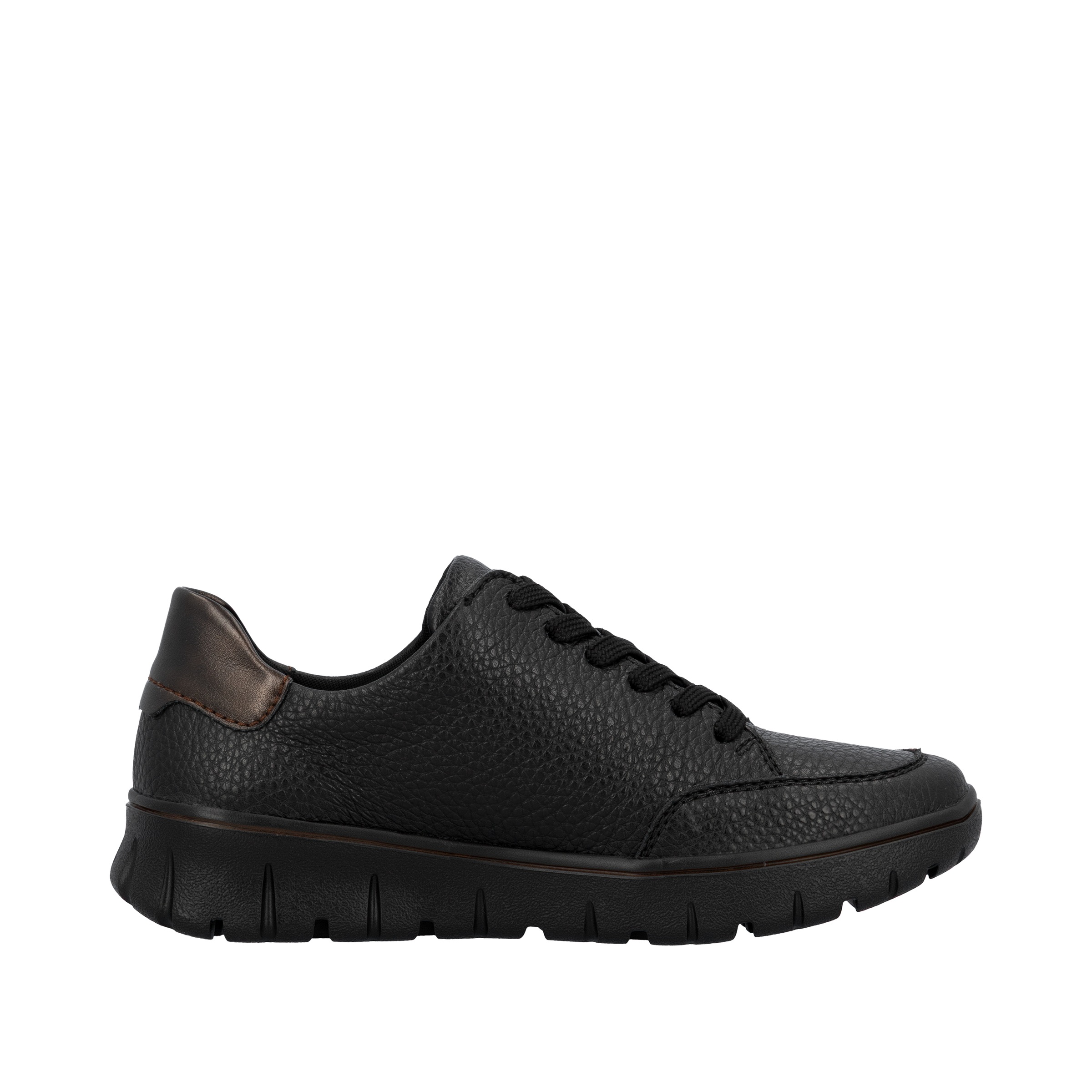 Rieker Plateausneaker, Freizeitschuh, Schnürschuh, Halbschuh in klassischer Optik