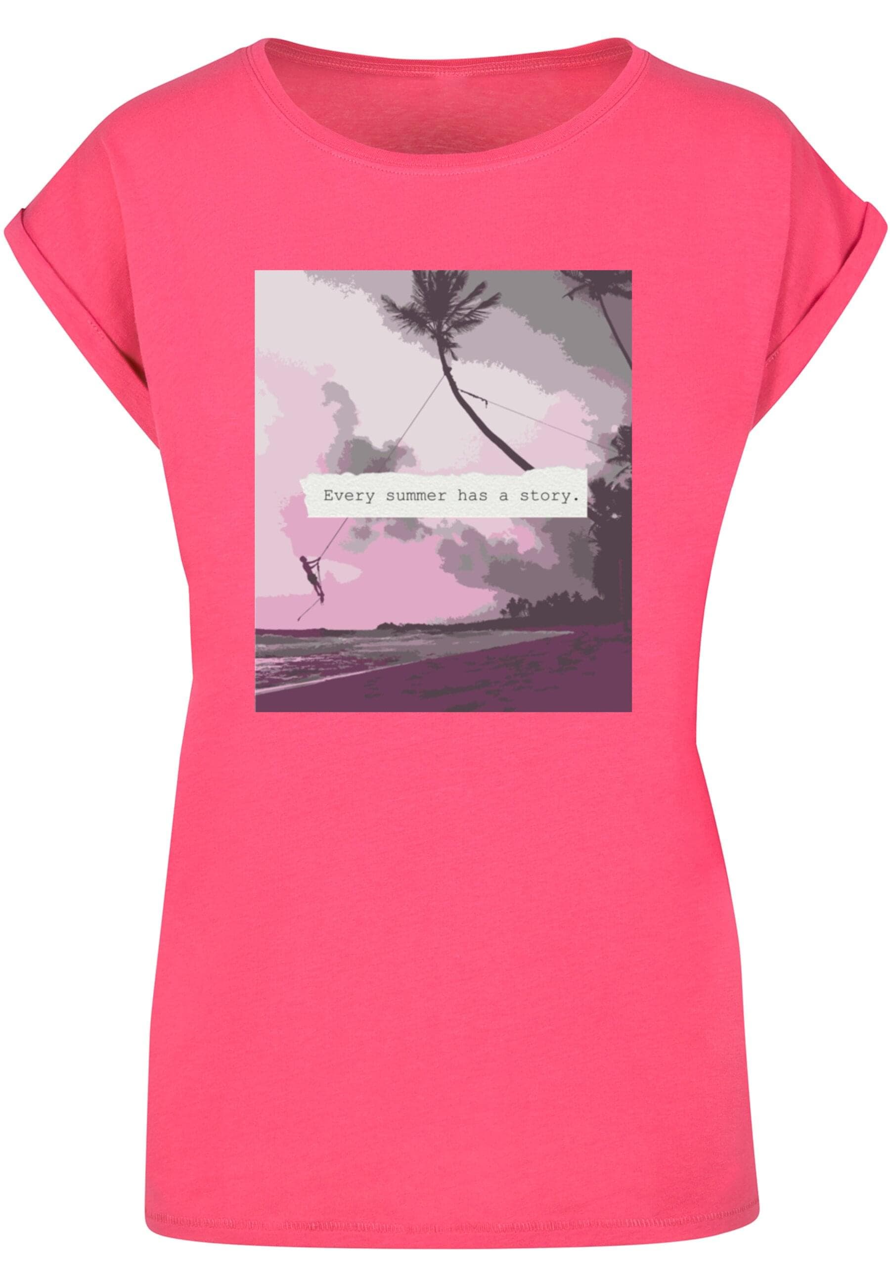 Merchcode T-Shirt »Merchcode Damen Ladies Summer - Every summer has a story T-Shirt«, (1 tlg.)