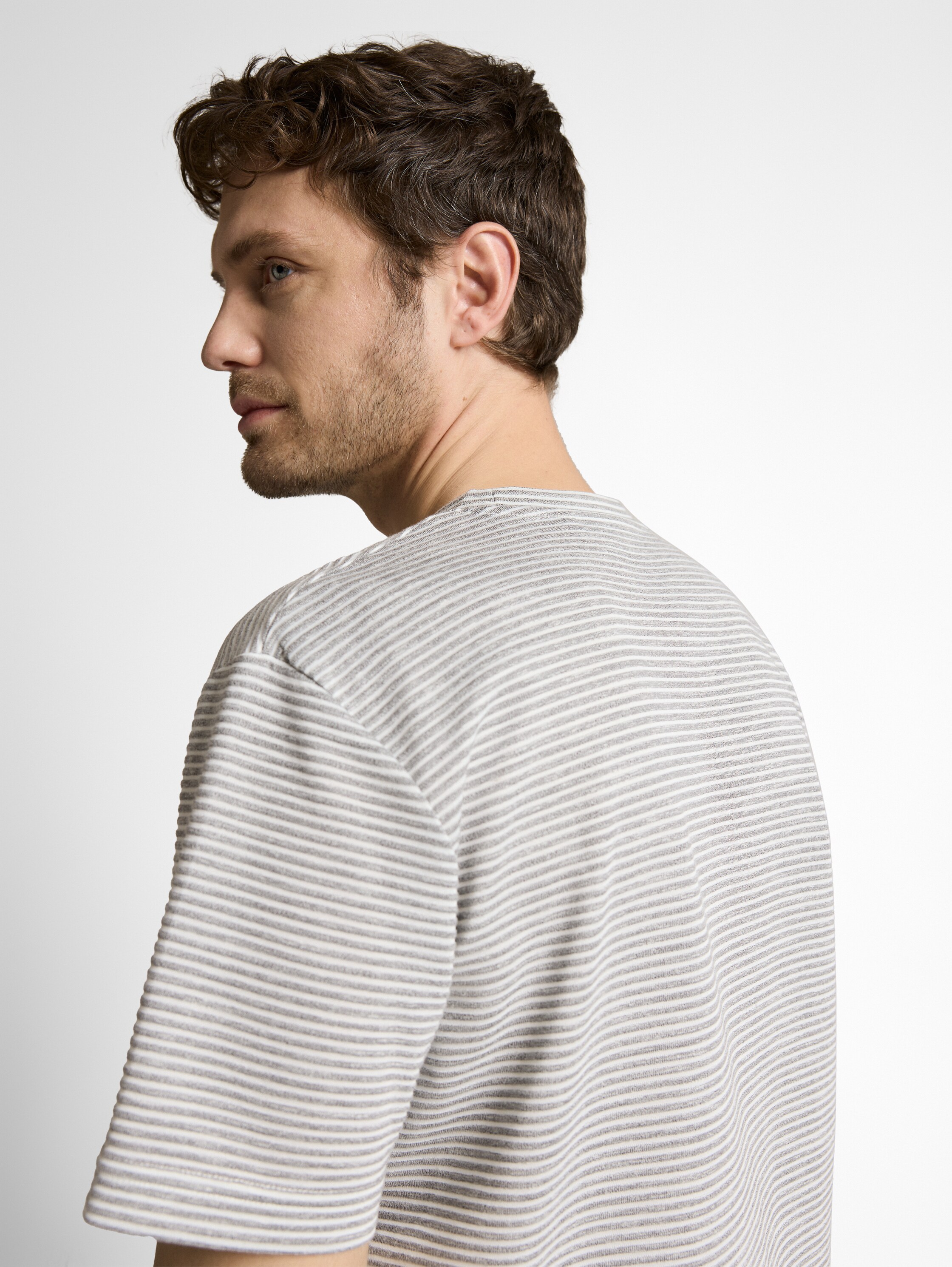 Thumbnail - TOM TAILOR Kurzarmshirt Rundhals in Streifen-Optik