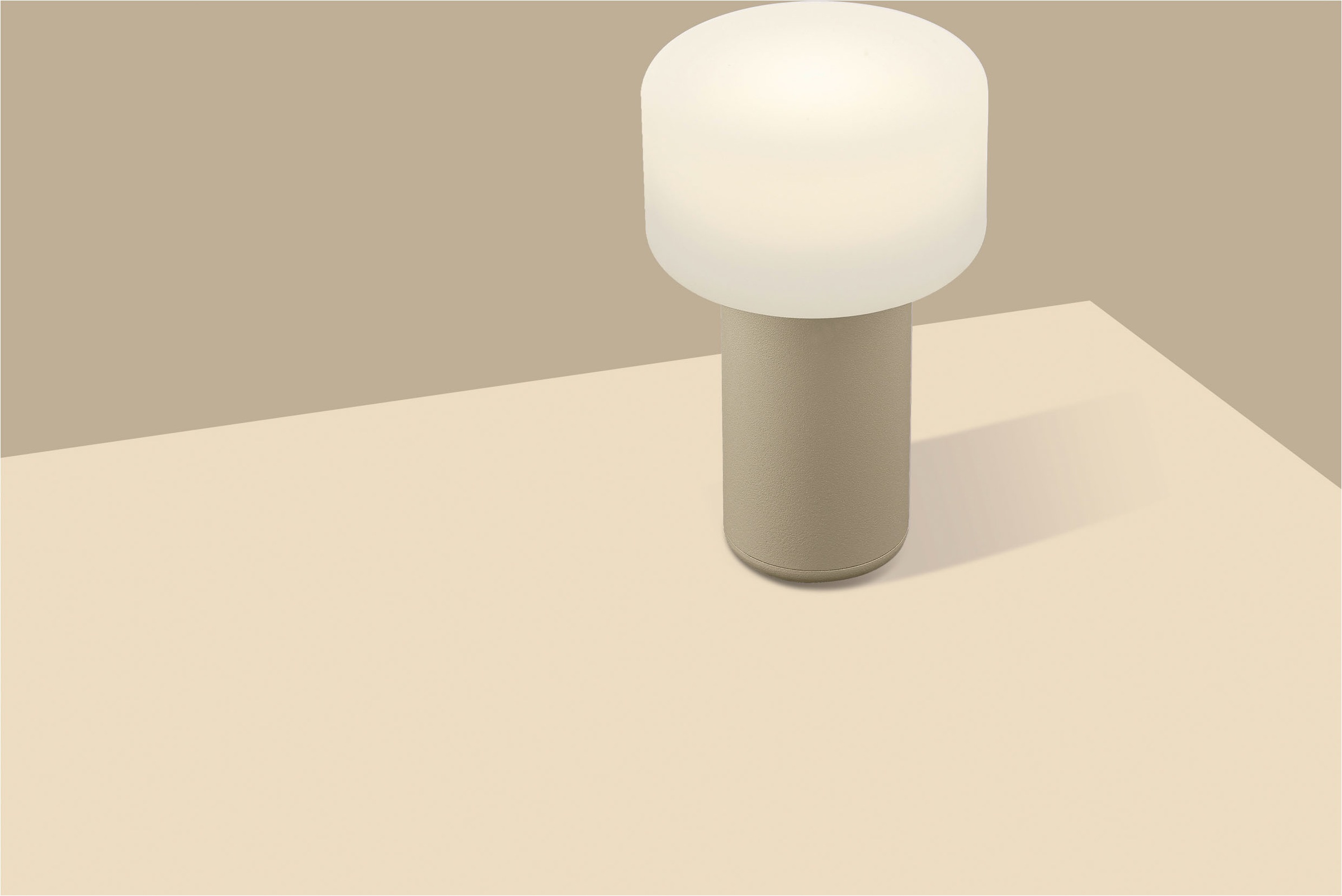 HELL höllisch gutes Licht LED Tischleuchte »TINY« LED-Modul 1 Stk. warmweiß - kaltweiß Touchdimmer, IP54, 2-Stufen CCT