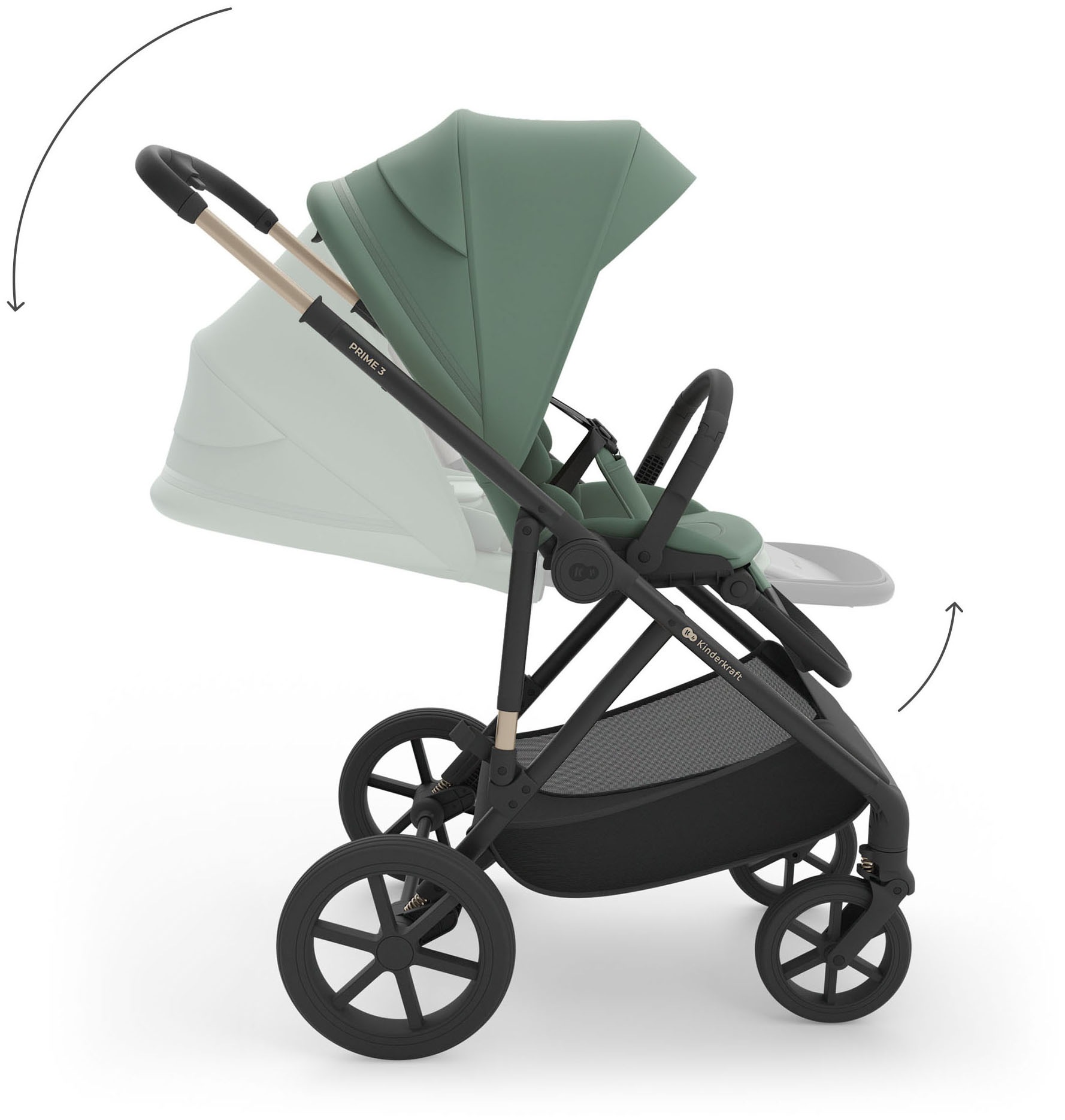 Kinderkraft Kombi-Kinderwagen »PRIME 3 2in1« 22 kg