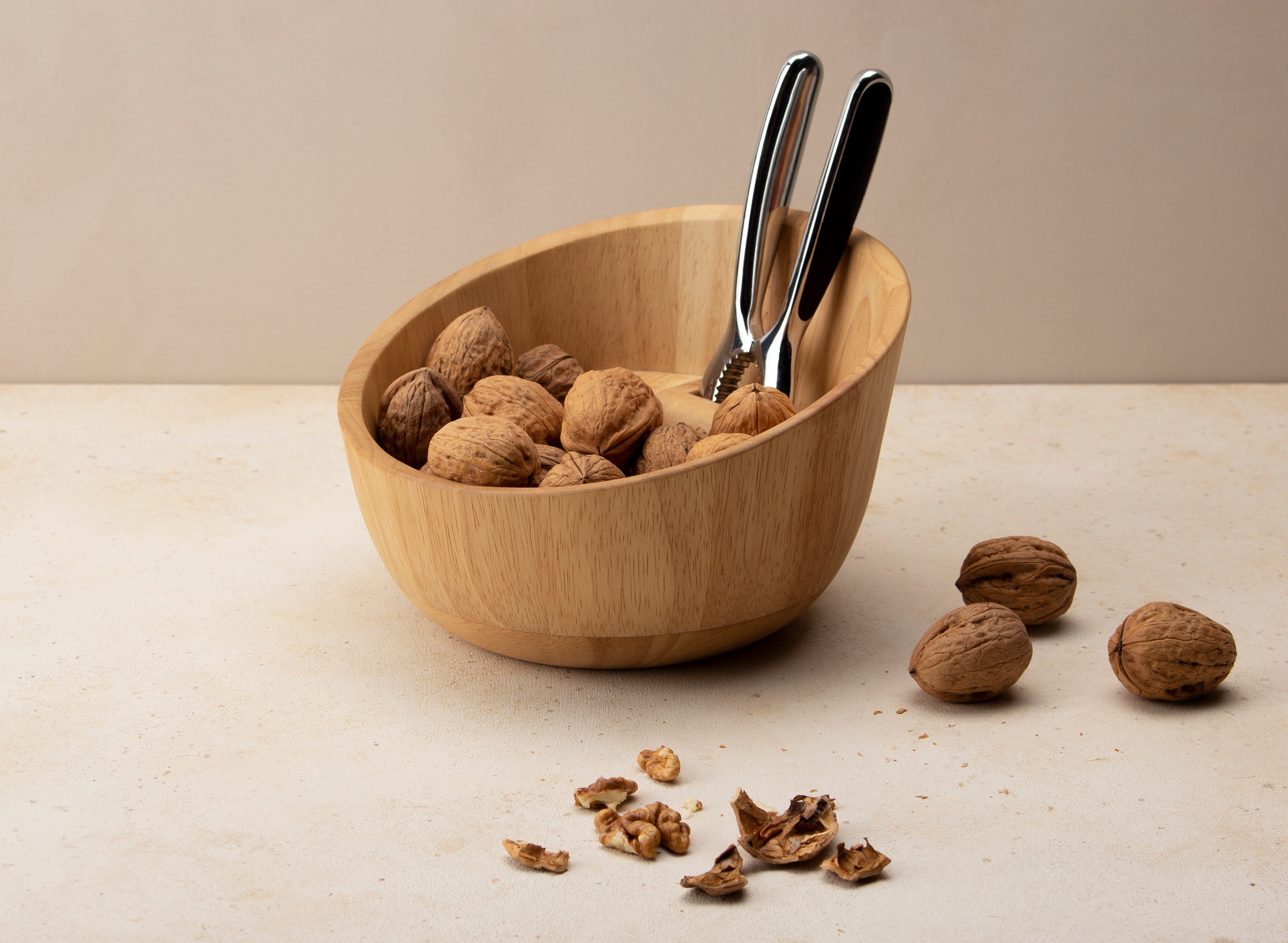 Continenta Schale 1 Stk. aus Holzwerkstoff mit Qualitätsknacker 19,5x19x12, günstig online kaufen