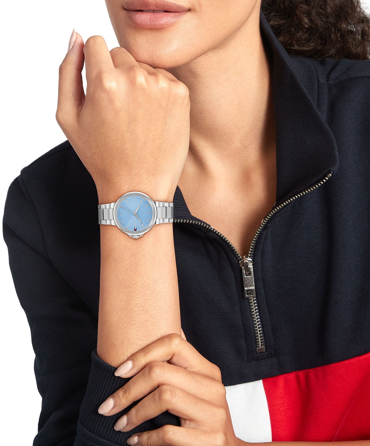 Tommy Hilfiger Quarzuhr »Lori«, Armbanduhr, Damenuhr, Edelstahlarmband, analog