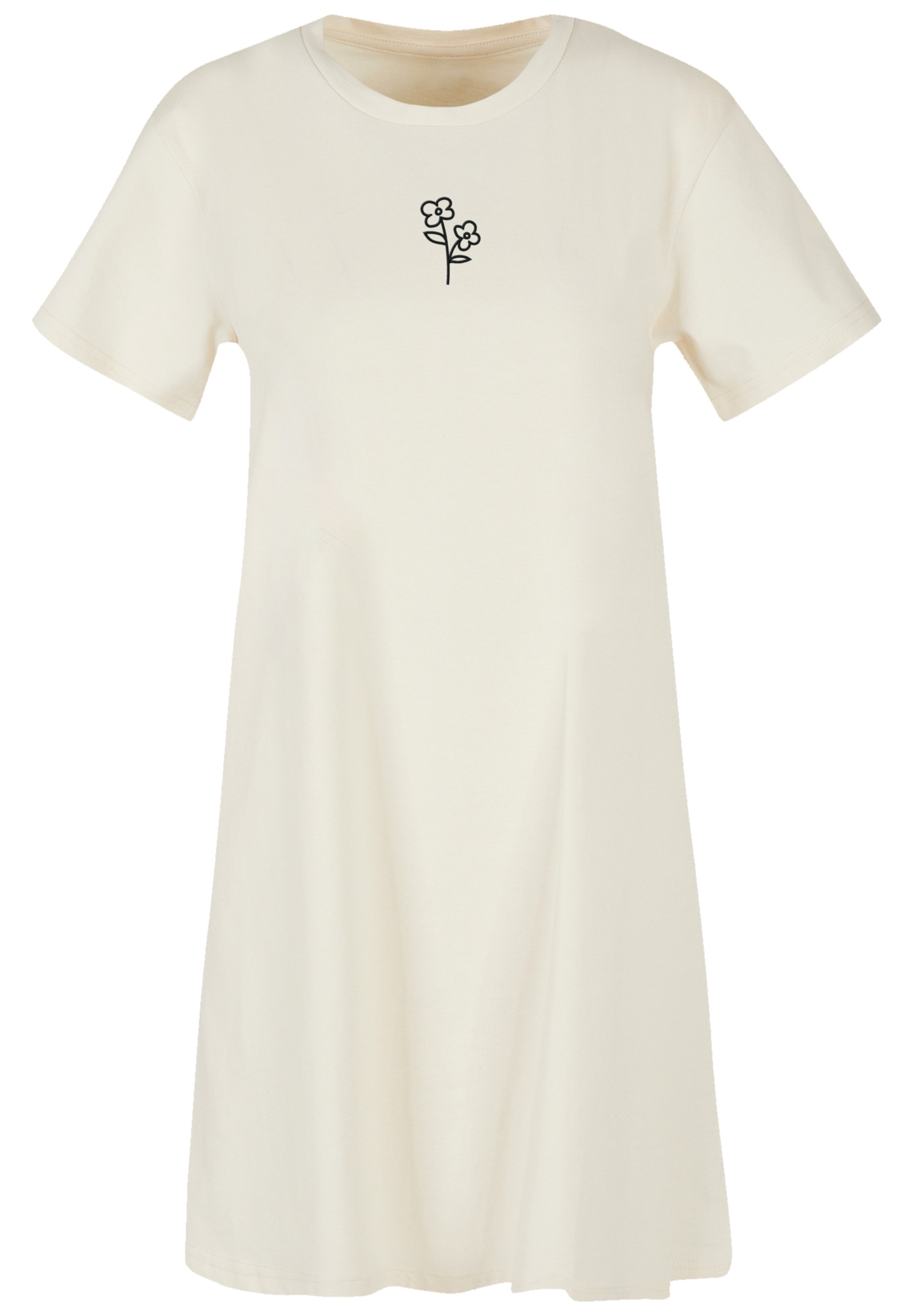 F4NT4STIC Shirtkleid "Handdrawn Flower Pink Bestickt", Premium Qualität günstig online kaufen