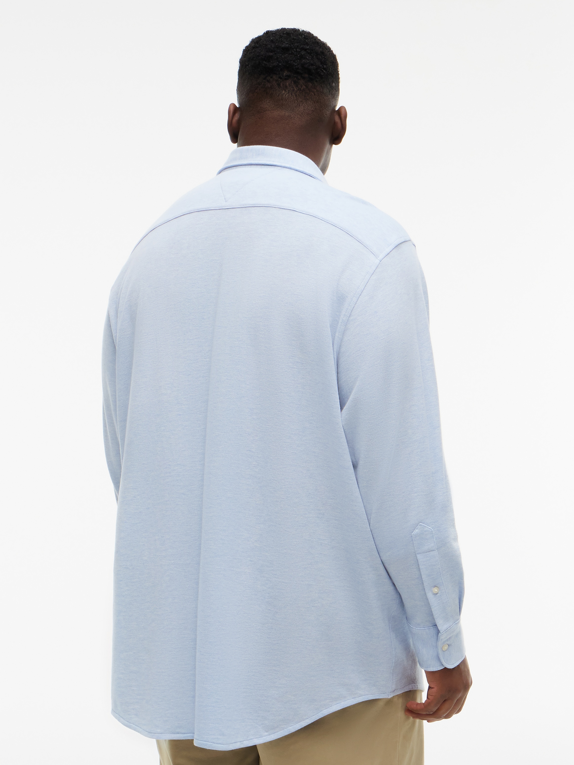 Tommy Hilfiger Big & Tall Langarmhemd »BT-KNIT PIQUE FEATHERWEIGHT SLIMFIT« Große Größen