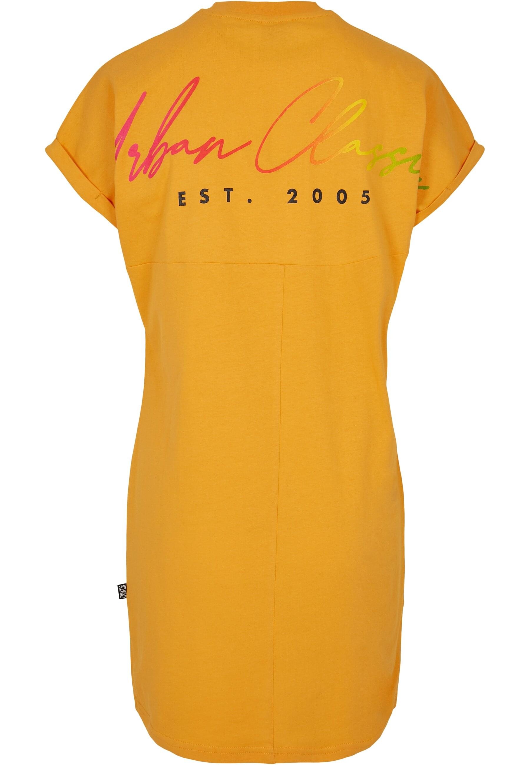 URBAN CLASSICS Shirtkleid "Urban Classics Damen Ladies Rainbow Tee Dress", günstig online kaufen