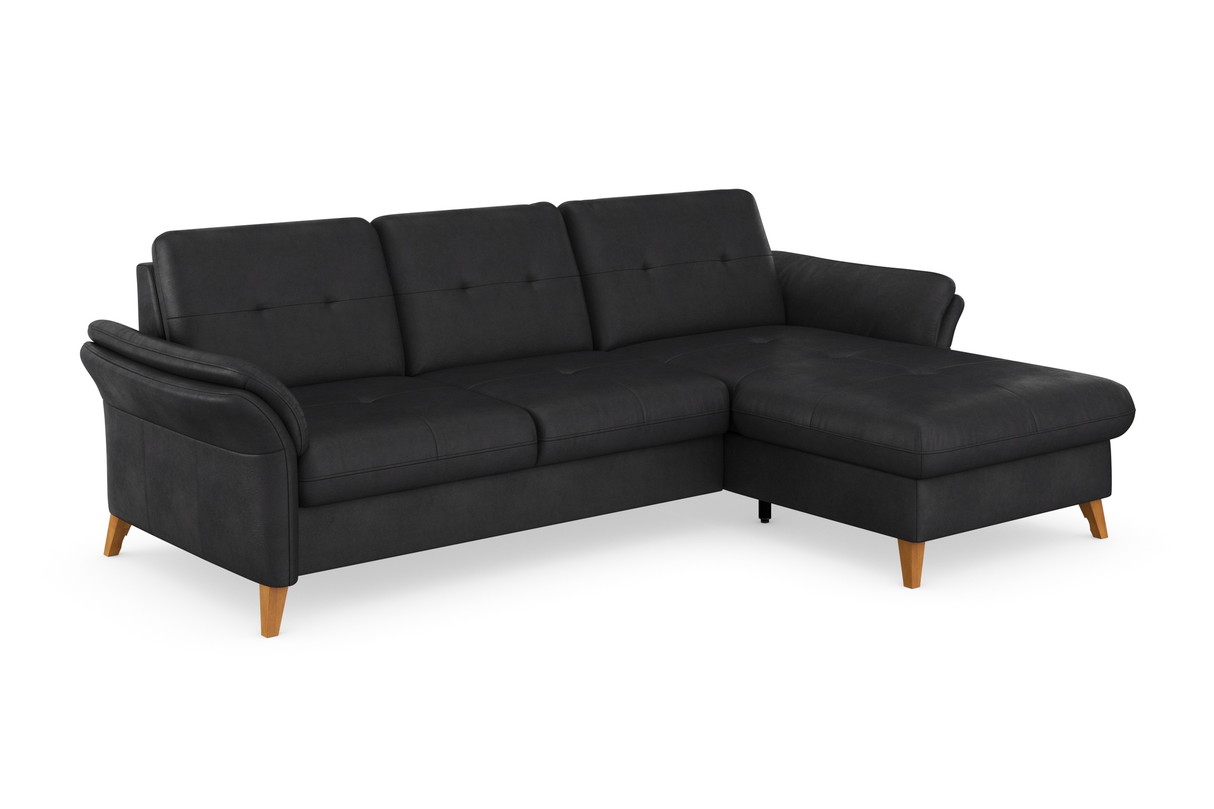 sit&more Ecksofa »Göteborg«, Sitztiefenverstellung und Federkern, wahlweise mit Bettfunktion