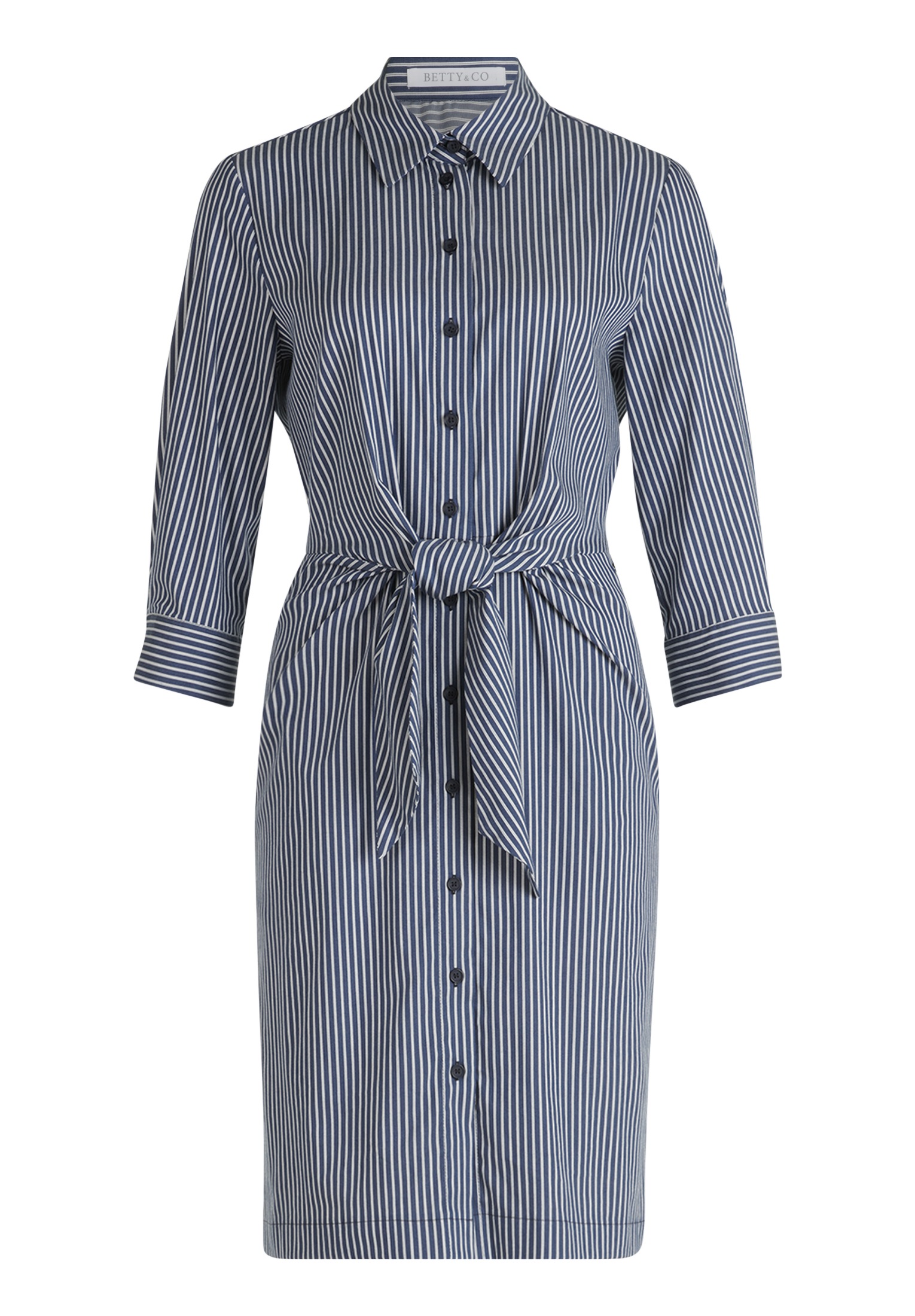 Betty&Co Hemdblusenkleid "Damen mit Eingrifftaschen" Nahttasche Nahtführung günstig online kaufen