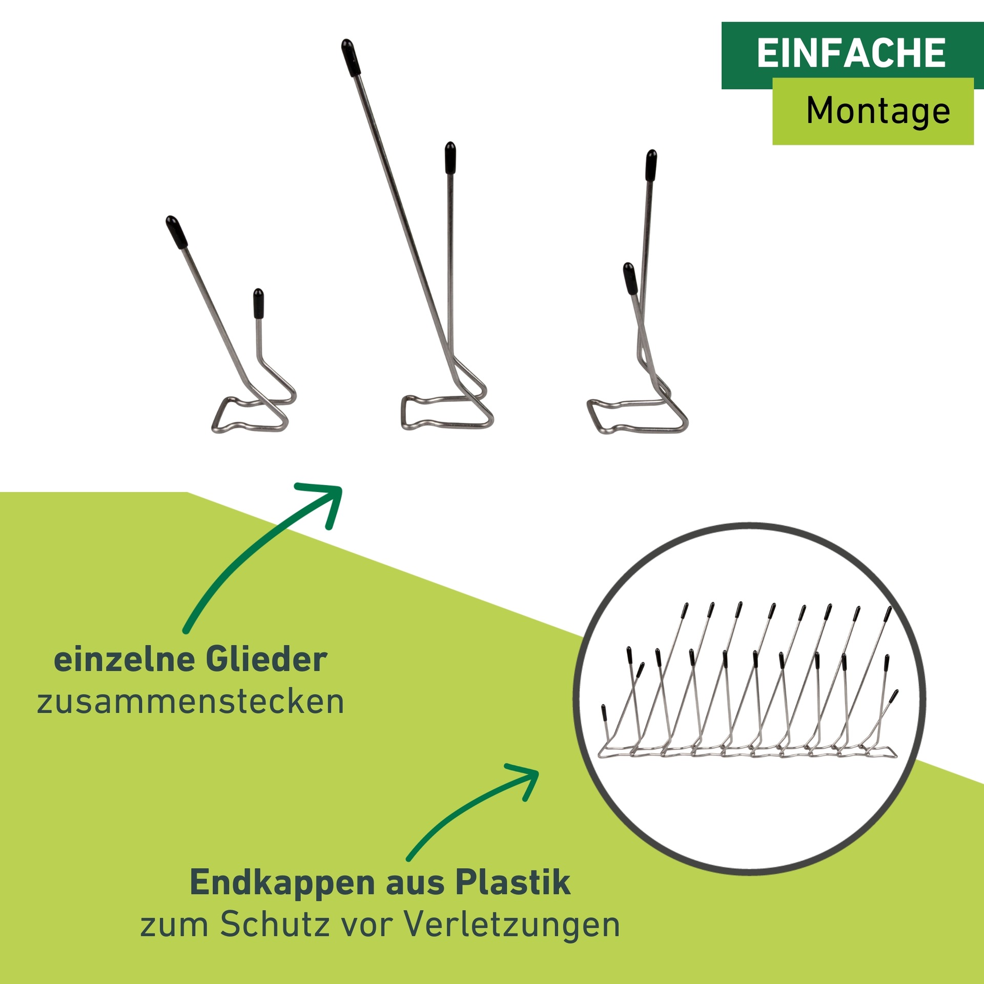 Windhager Marder-Abwehrgürtel »Marder-Abwehr Fallrohr-Gürtel« einfache und bohrenfreie Montage, Marderschutz für Regenrohr bis 10 cm