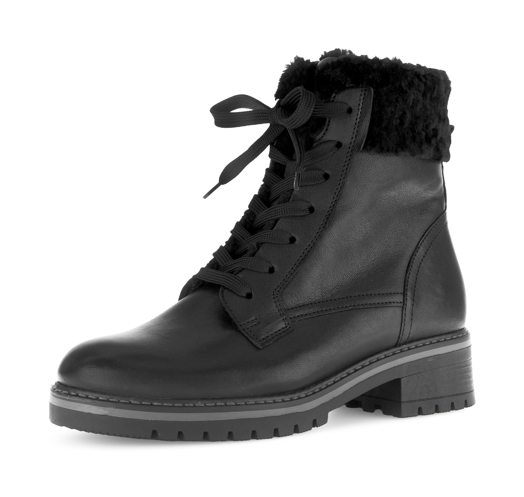 Gabor Winterstiefelette "GENUA", Blockabsatz, Winterboots mit Teddyplüsch-K günstig online kaufen
