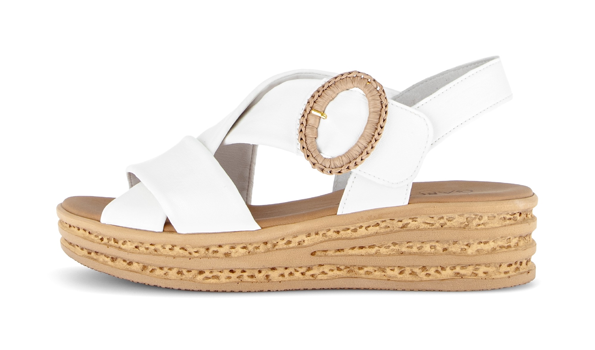 Gabor Keilsandalette Plateau, Riemchensandale, Sommerschuh mit Zierschnalle günstig online kaufen