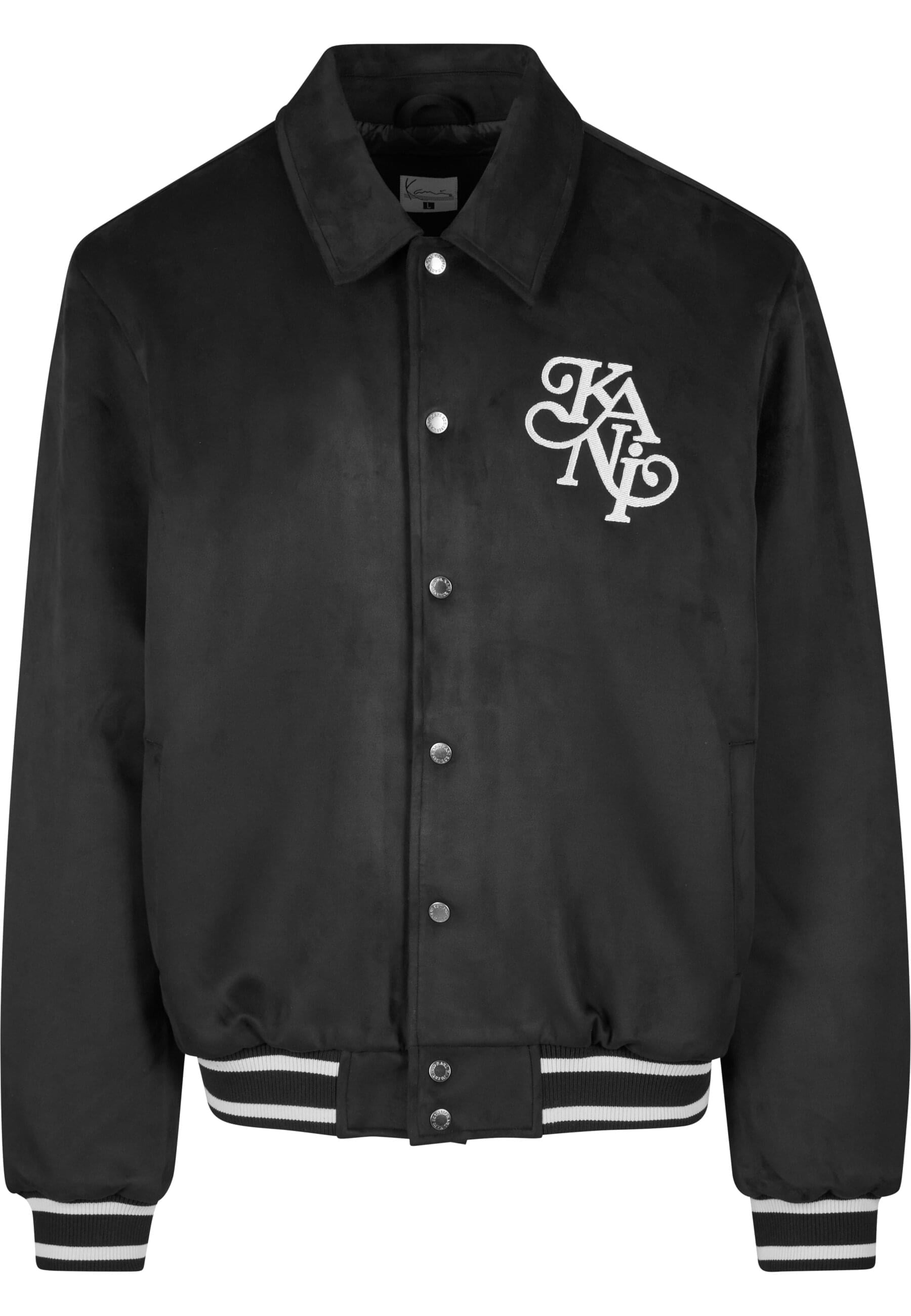 Karl Kani Lederjacke "Karl Kani Kani Legacy Faux Suede Bowling Jacket" 1 St günstig online kaufen