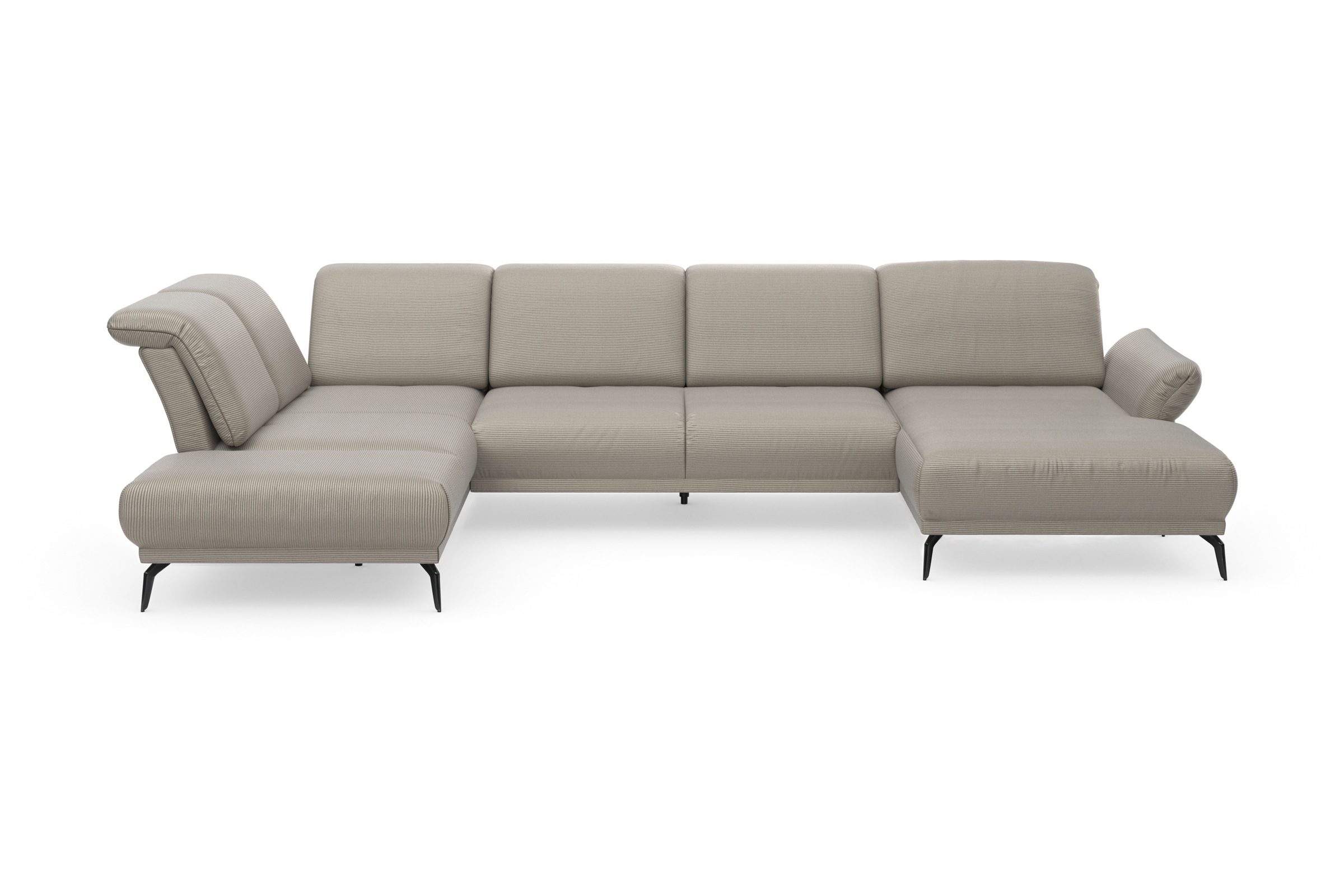 sit&more Wohnlandschaft "Coco U-Form" Sitztiefen-, Arm- und Kopfteilverstel günstig online kaufen