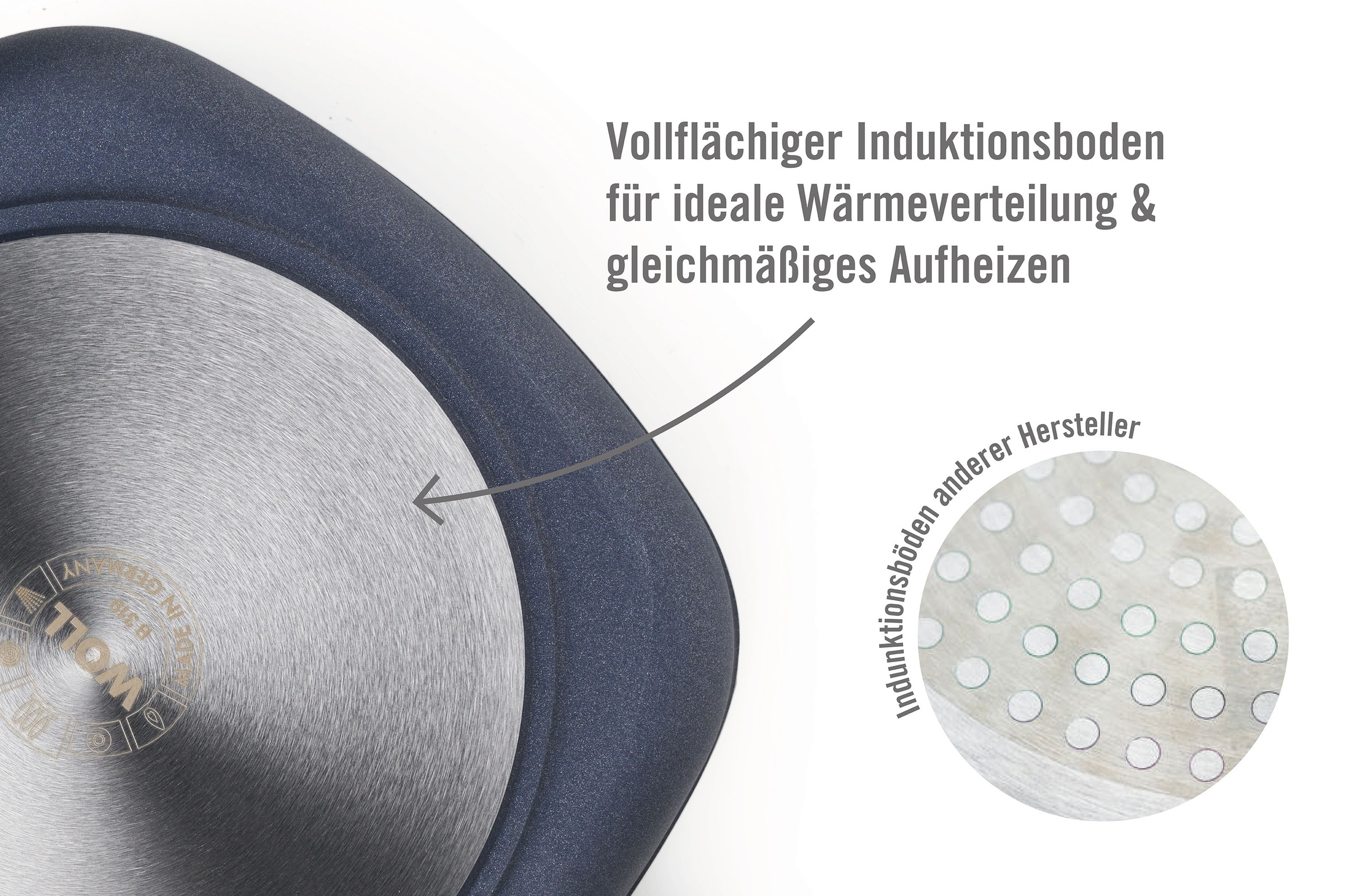 WOLL Bratpfanne »Eco Logic QXR Guss-Pfanne viereckig«, Aluminiumguss, (1 tlg.), PFAS-freie Diamond-QXR - Beschichtung
