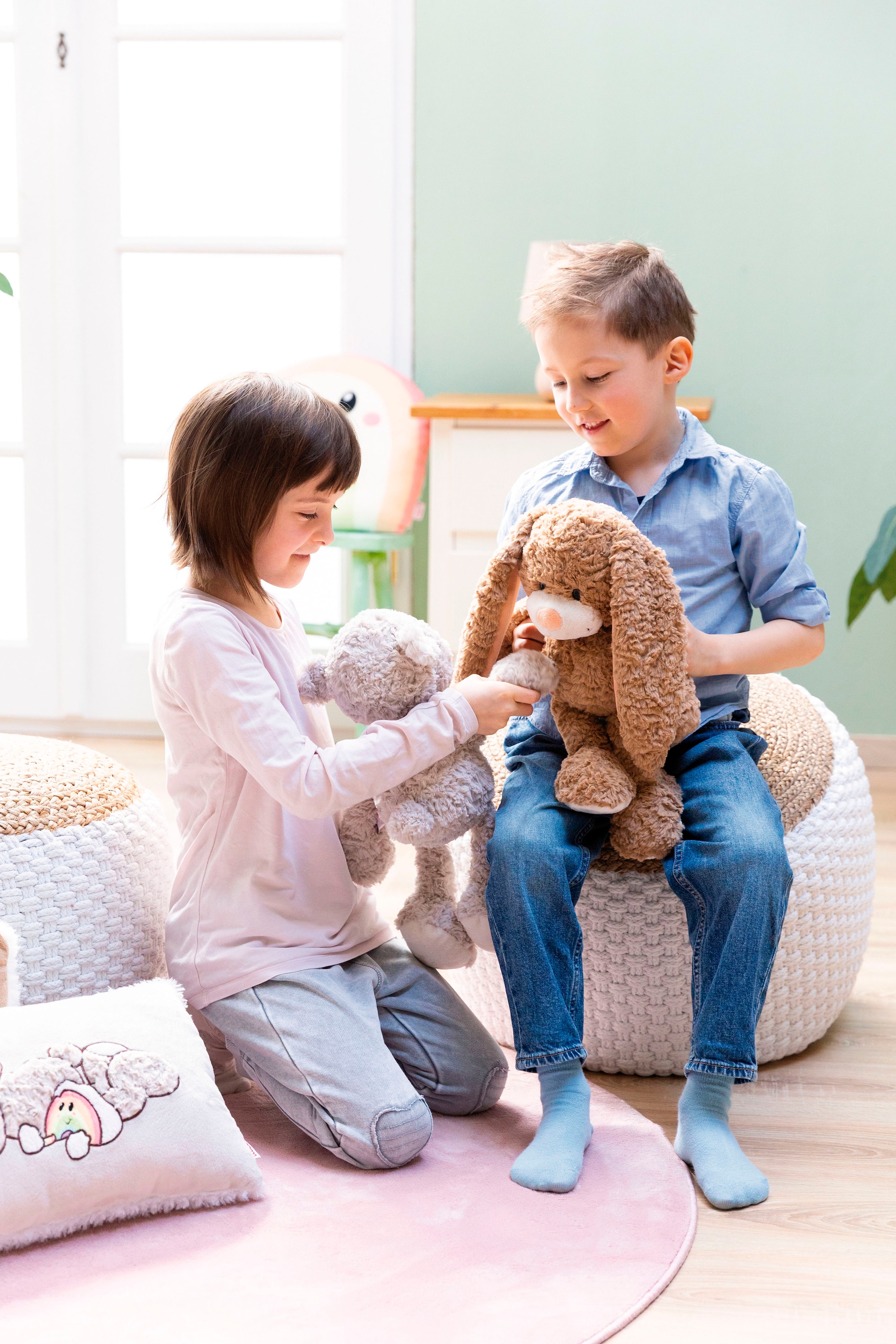 Nici Kuscheltier »Classic Bear, Bär Finni, 35 cm schlenkernd«, schlenkernd; enthält recyceltes Material (Global Recycled Standard)