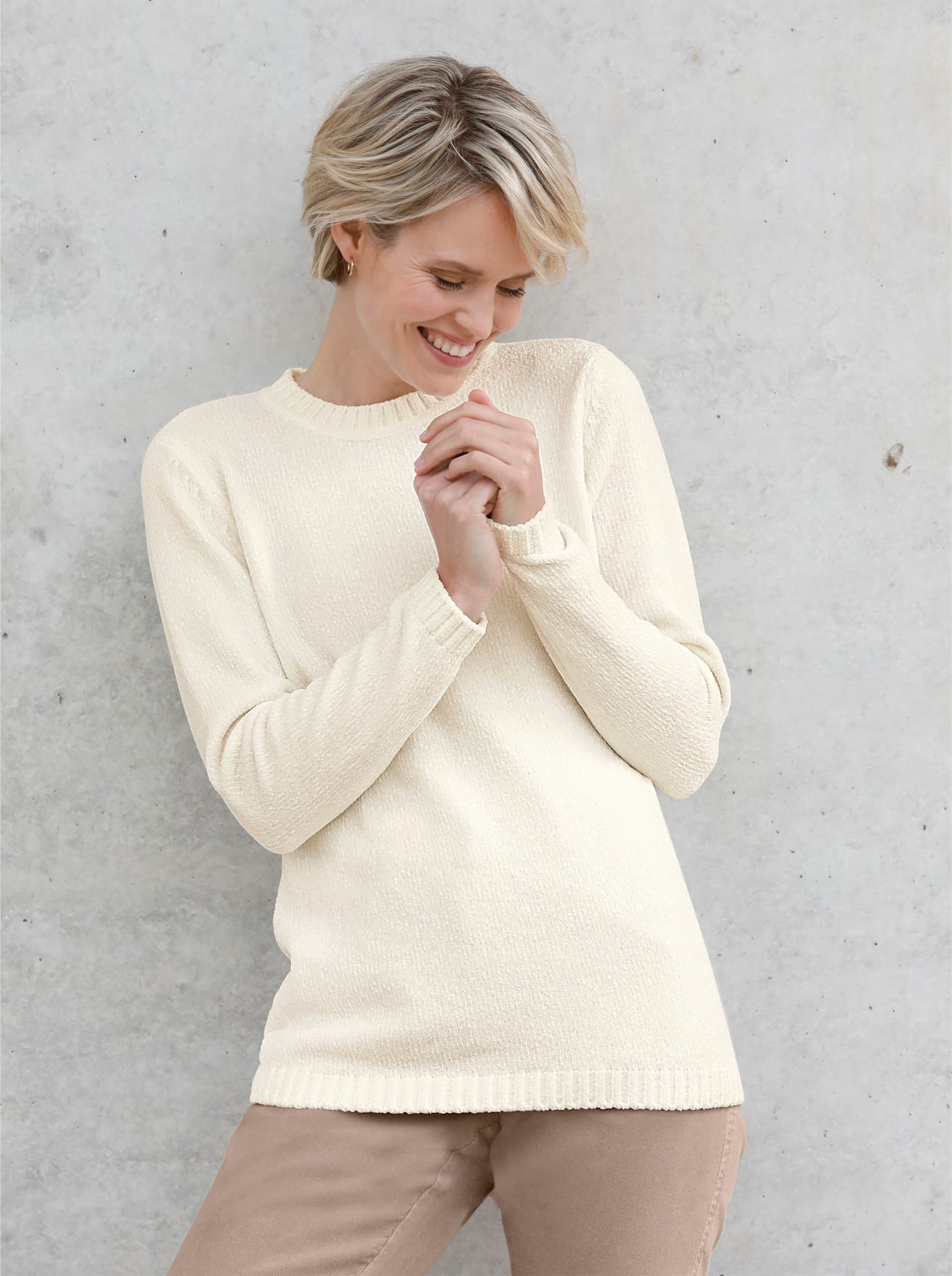 Classic Basics Strickpullover "Langarm-Pullover"