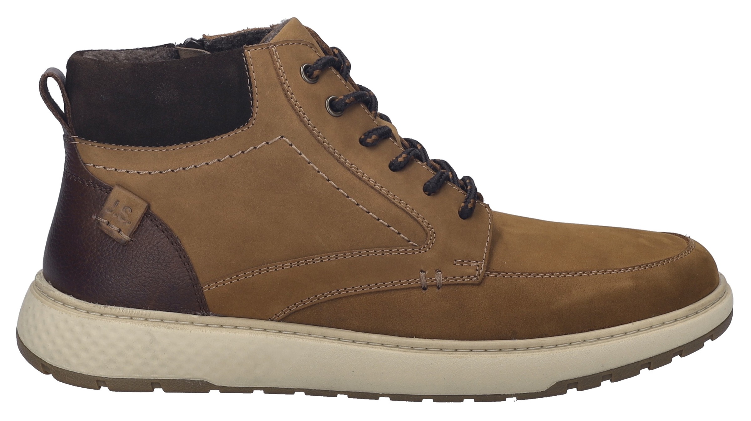 Josef Seibel Schnürboots »Clayton 03«, Schnürschuh, Komfortschuh mit Reißverschluss