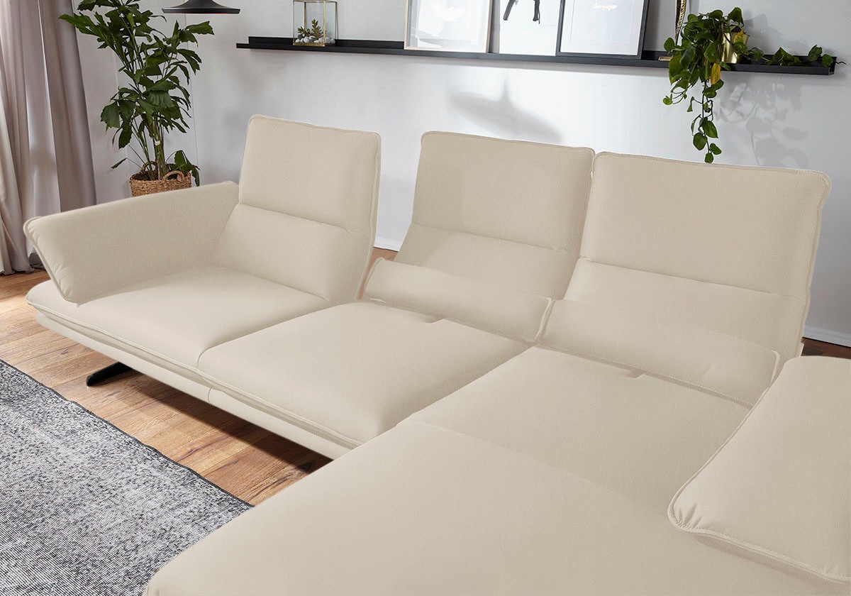 W.SCHILLIG Ecksofa "broadway, Designsofa mit tollem Sitzkomfort", Sitztiefe günstig online kaufen