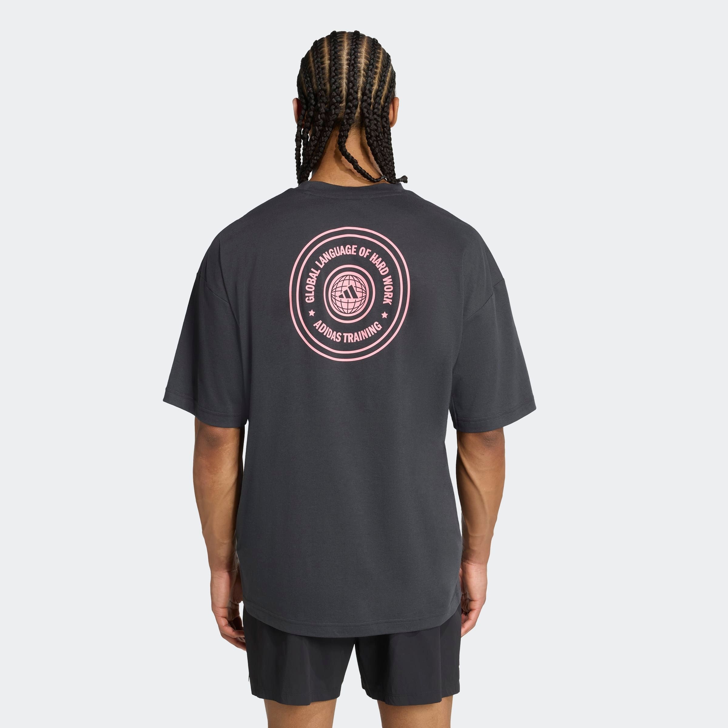 adidas Performance T-Shirt »GFX TEE GLOB Q3«