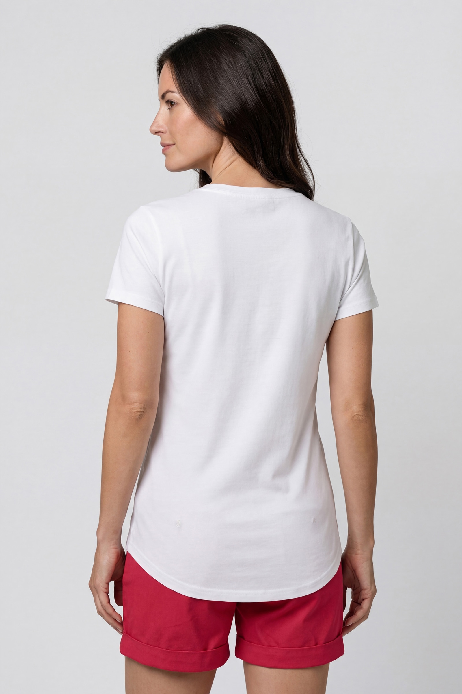 Alife & Kickin Rundhalsshirt »Damen TabithaAK A Kurzarmshirt, Shirt« leichtes T-Shirt aus Materialmix mit Rundhals und Modal