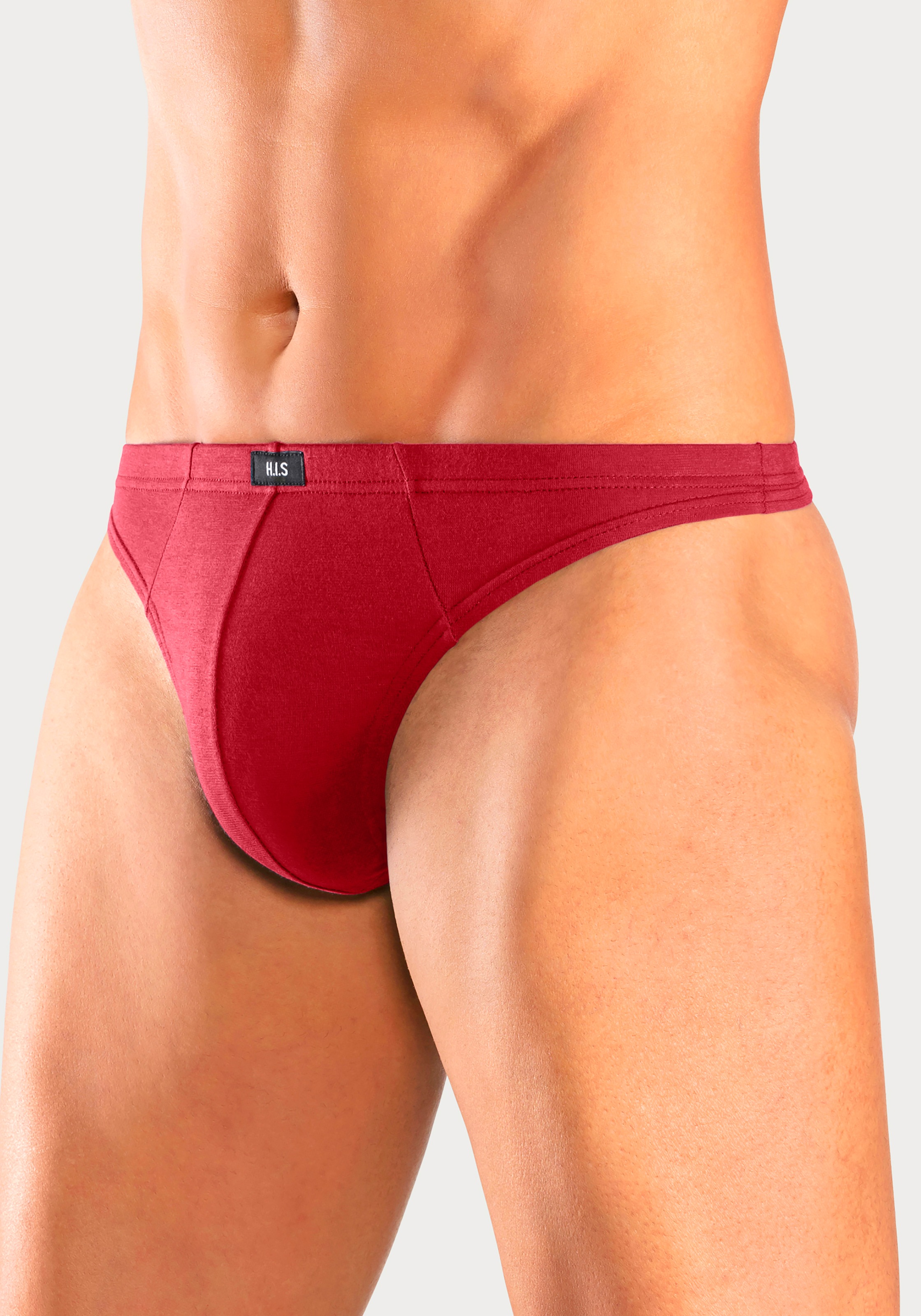 H.I.S String "Herren Unterhose" Packung, 5 Stk. in Baumwollstretch-Qualität günstig online kaufen