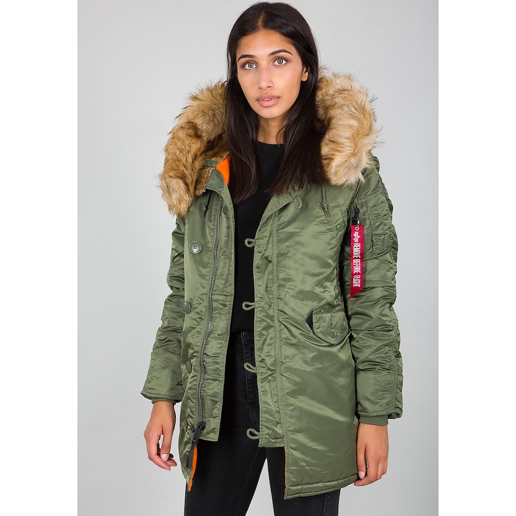 Alpha Industries Winterjacke »ALPHA INDUSTRIES Women - Parka & Winter Jackets N-3B VF 59 Wmn«