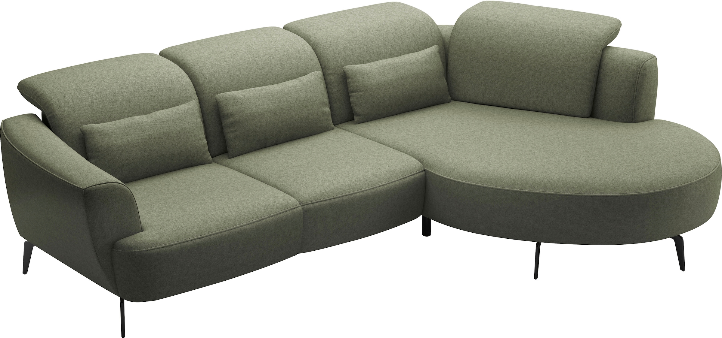 sit&more Ecksofa »Zoe«, ink.Sitztiefenverstellung, wahlweise mit Kopfteilverstellung