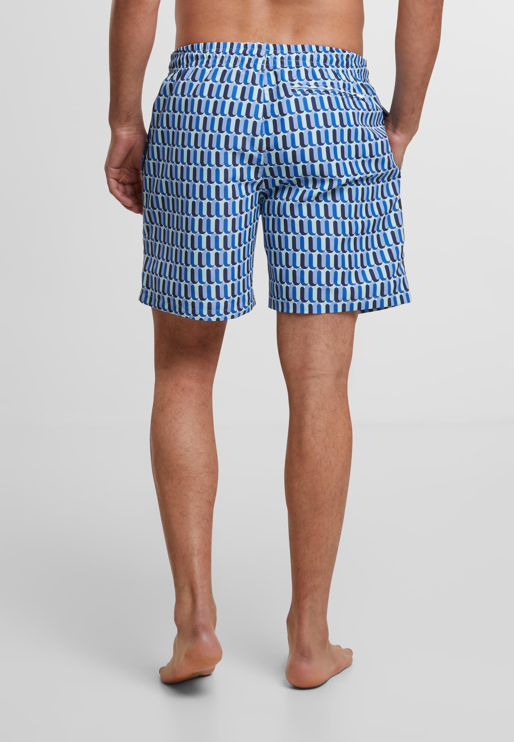 URBAN CLASSICS Badeshorts »Urban Classics Herren Pattern Swim Shorts«