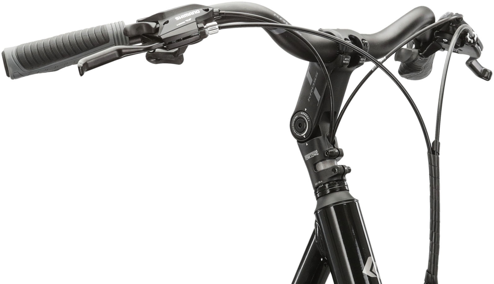 Kross Cityrad »KROSS Citybike Sentio 3.0 schwarz 24 Gänge«, 24 Gang, Shimano, ACERA M3020 Schaltwerk, Kettenschaltung