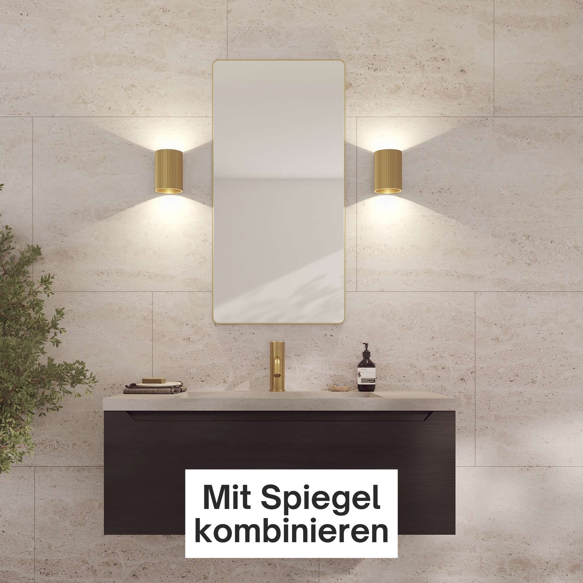 Loevschall Wandleuchte »Sekvens, Modern Wandlampe, Auf-/Ablicht, Dänisches Design«, IP 54 Wasserdicht, Modern design