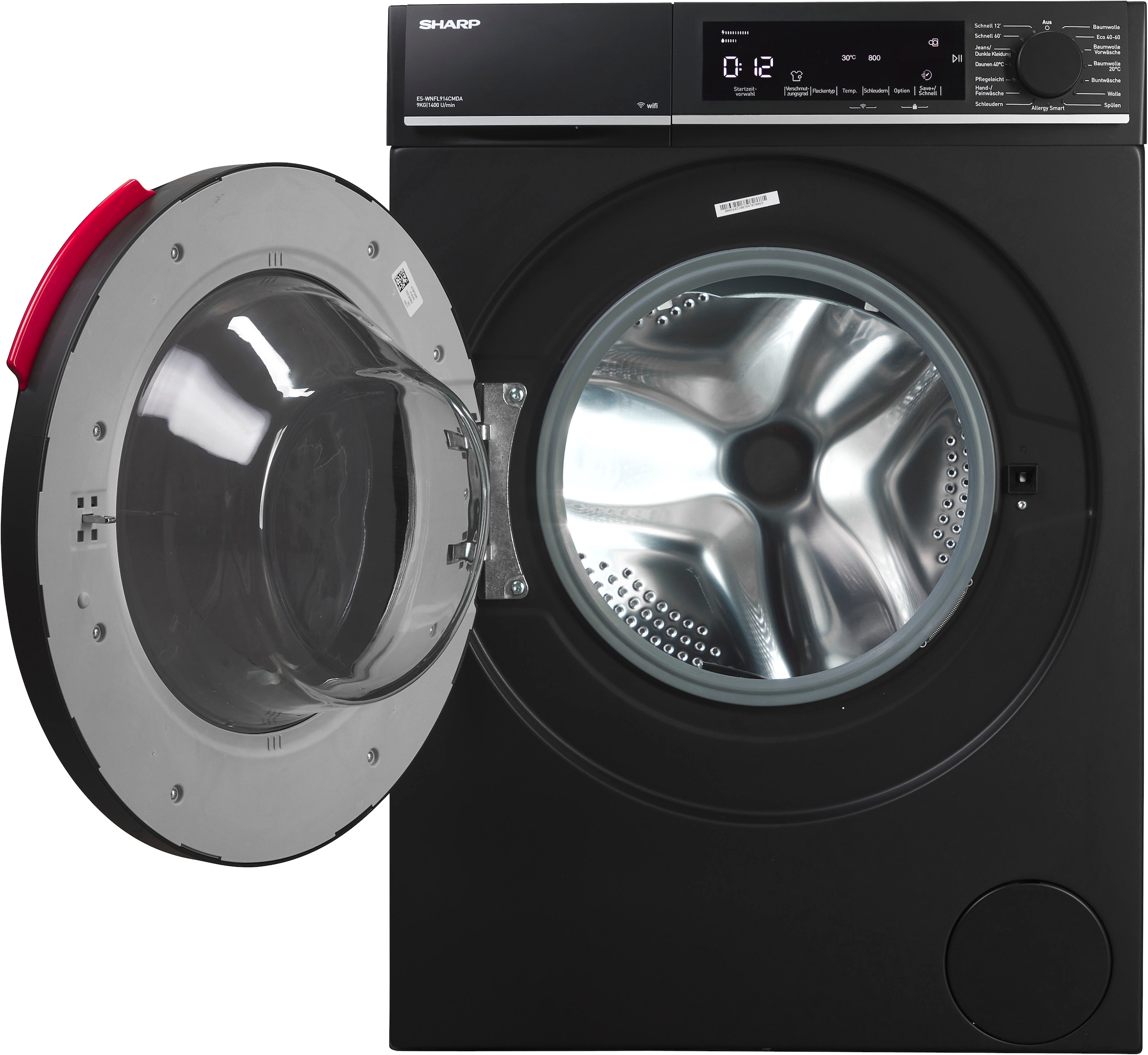 Sharp Waschmaschine »ES-WNFL914CMDA-DE«, 9 kg, 1400 U/min