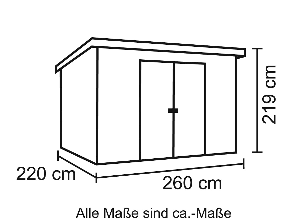 Kiehn-Holz Gartenhaus »Hummelsee 1«
