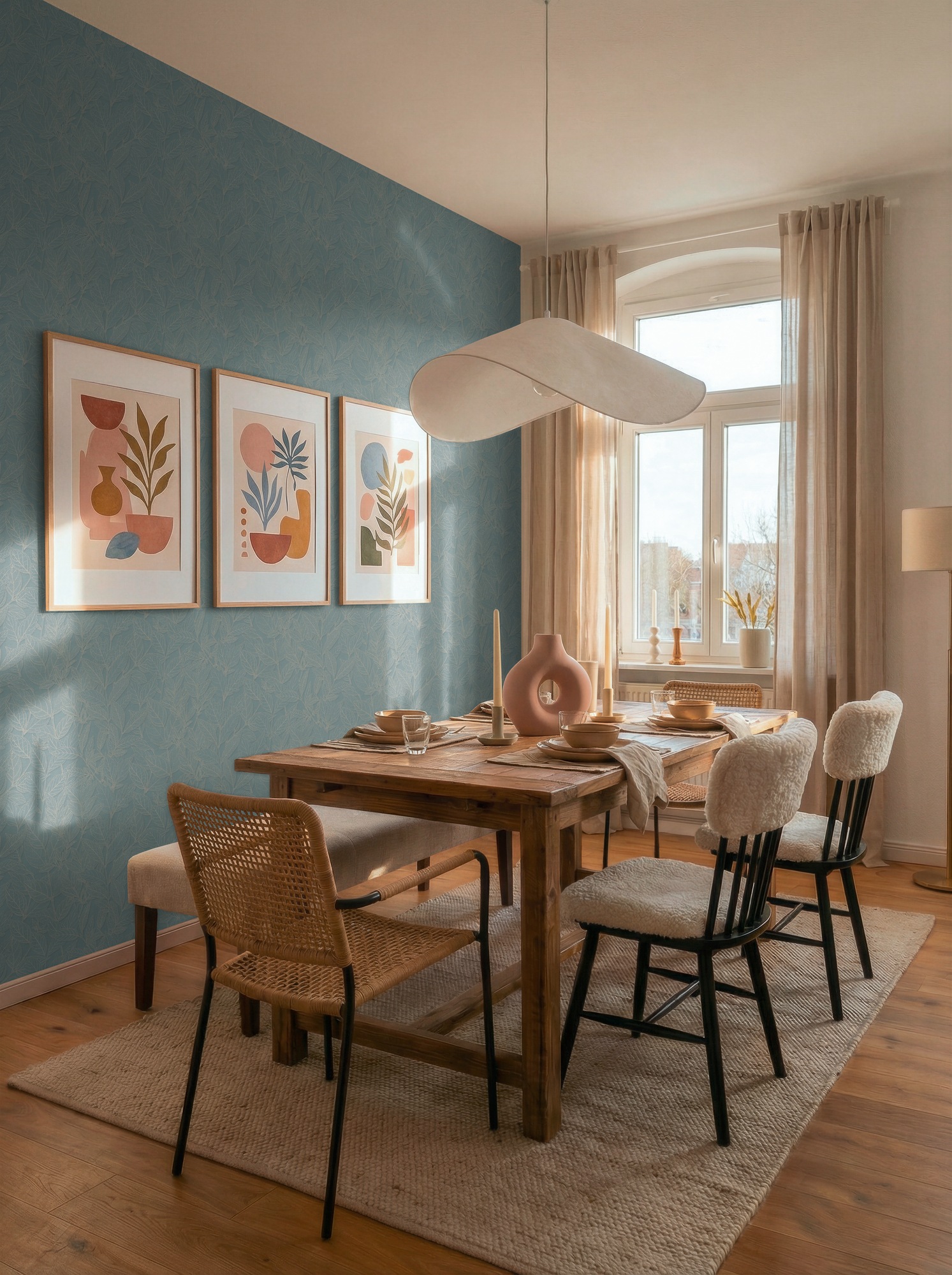 A.S. Création Vliestapete »Trend Spectrum Leaves – Elegantes Blätterdesign Vliestapete« botanisch | floral | leicht glänzend leicht strukturiert Großzügiges Blätterdesign mit matten und leicht glänzenden Details