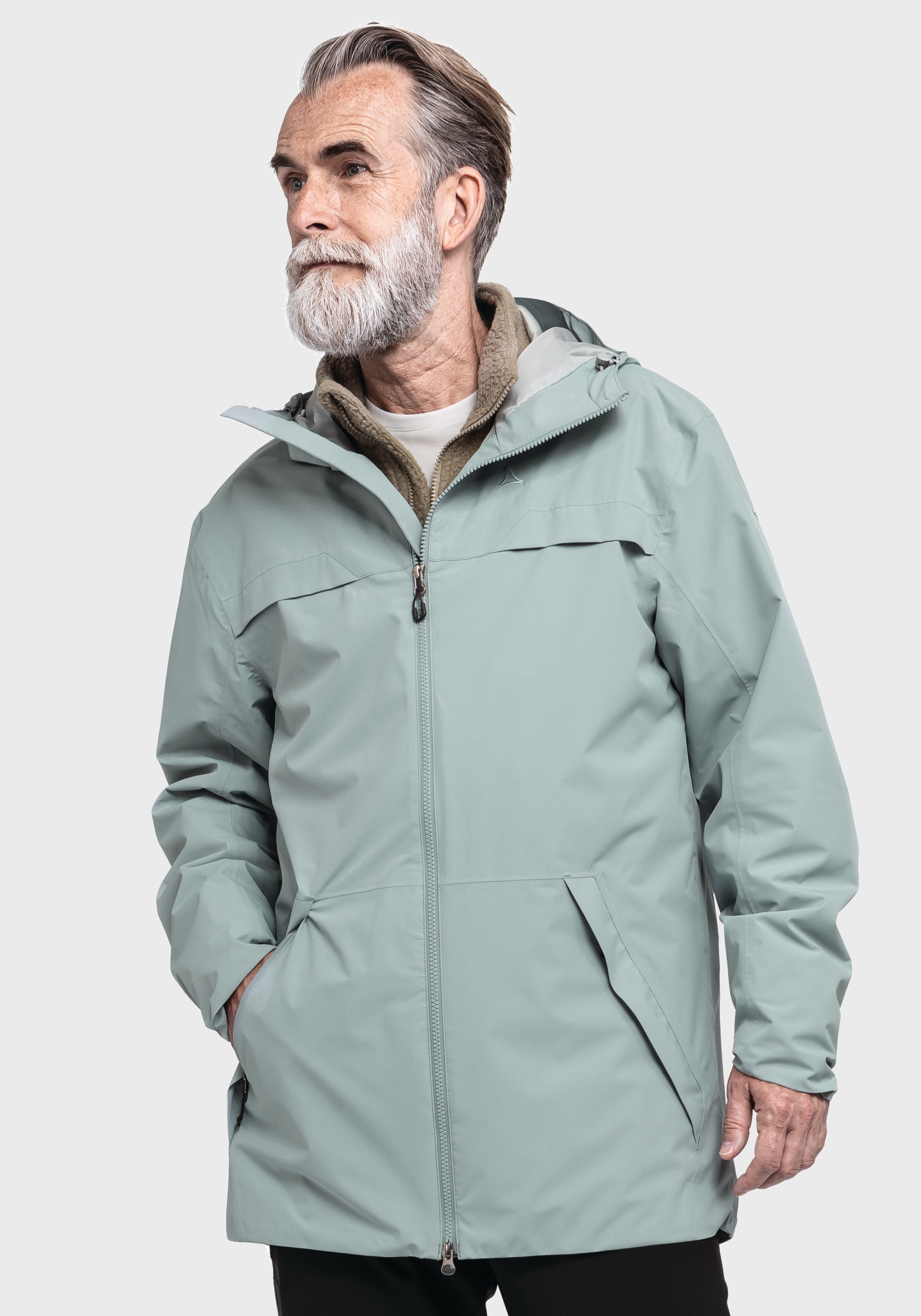 Schöffel Langjacke »Urban Parka Style Bohorok MNS«, mit Kapuze