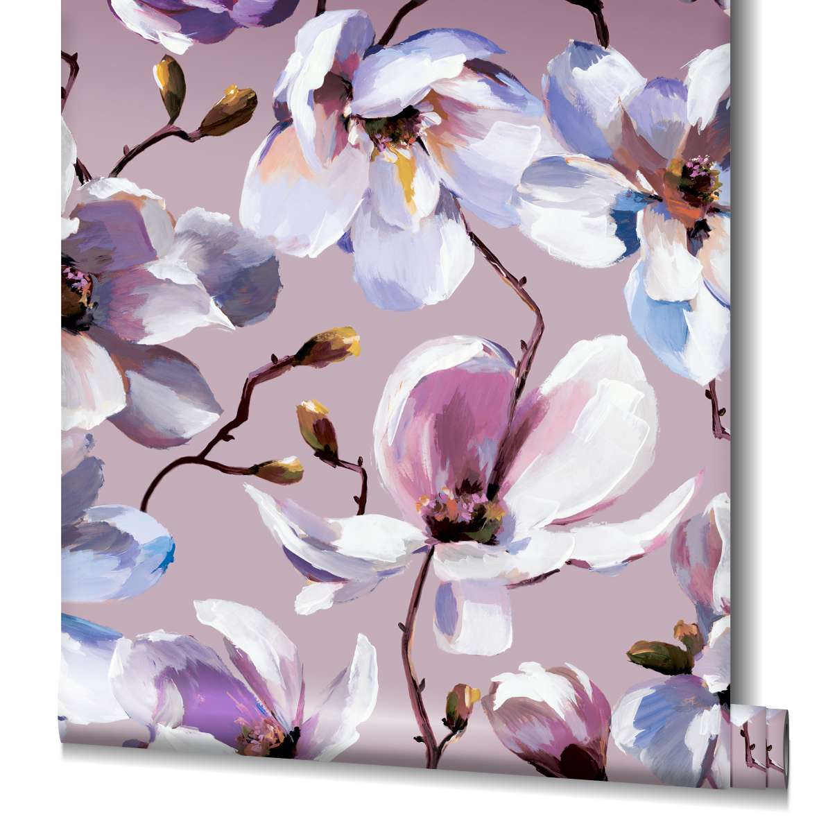 Thumbnail - Marburg Vliestapete "Tapete Malerische Blüten", floral, moderne Vliestapete für Wohnzimmer Schlafzimmer Küche