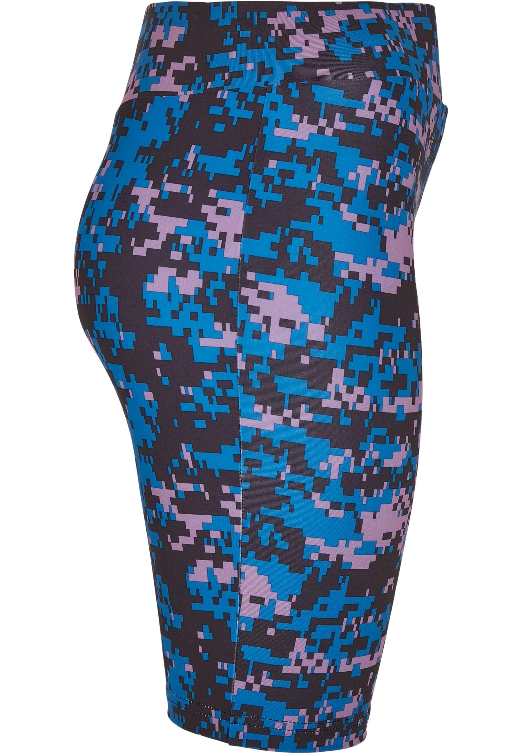 URBAN CLASSICS Stoffhose »Urban Classics Damen Ladies High Waist Camo Tech Cycle Shorts«, (1 tlg.)