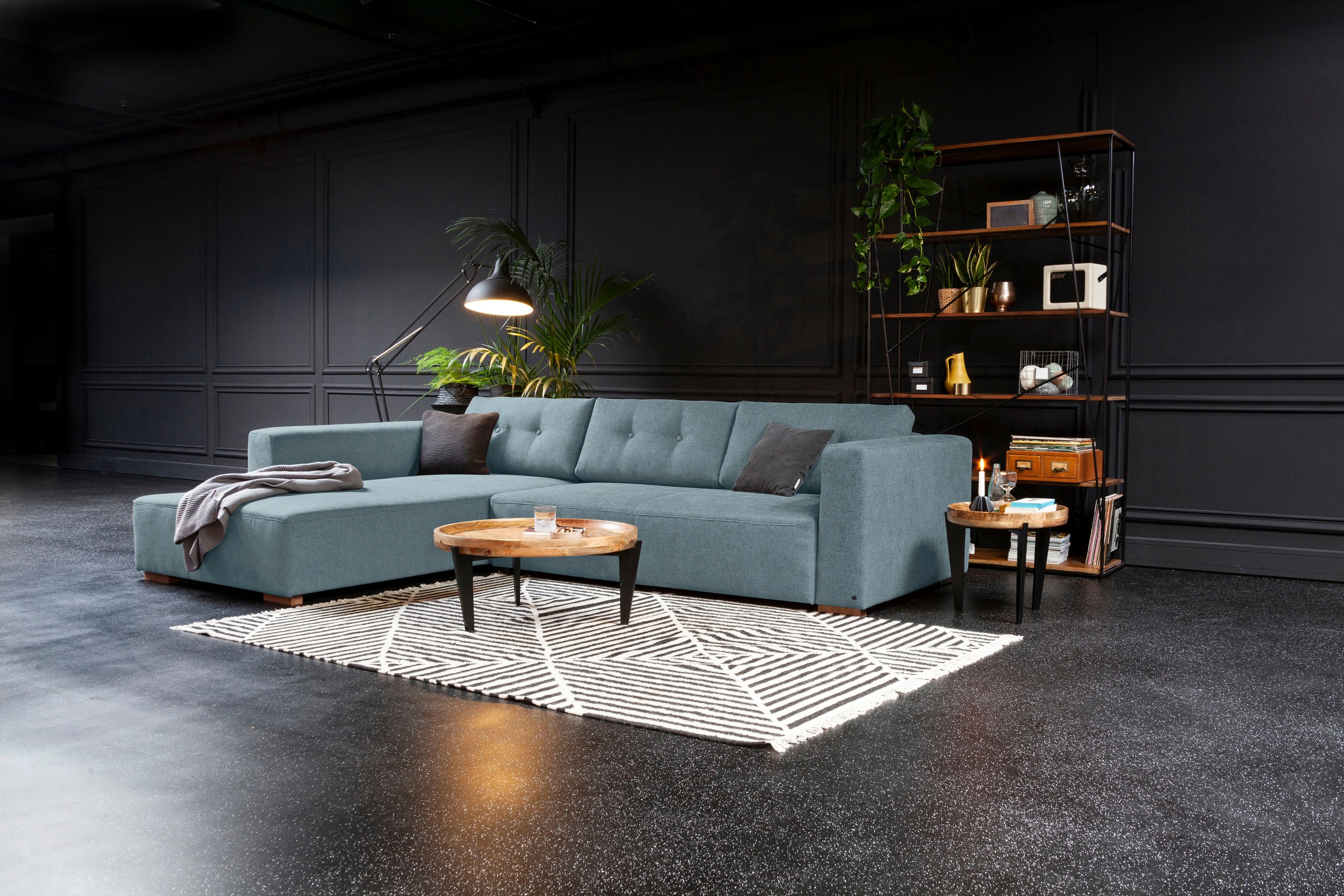 TOM TAILOR HOME Ecksofa »HEAVEN CHIC M«, aus der COLORS COLLECTION, wahlweise mit Bettfunktion & Bettkasten