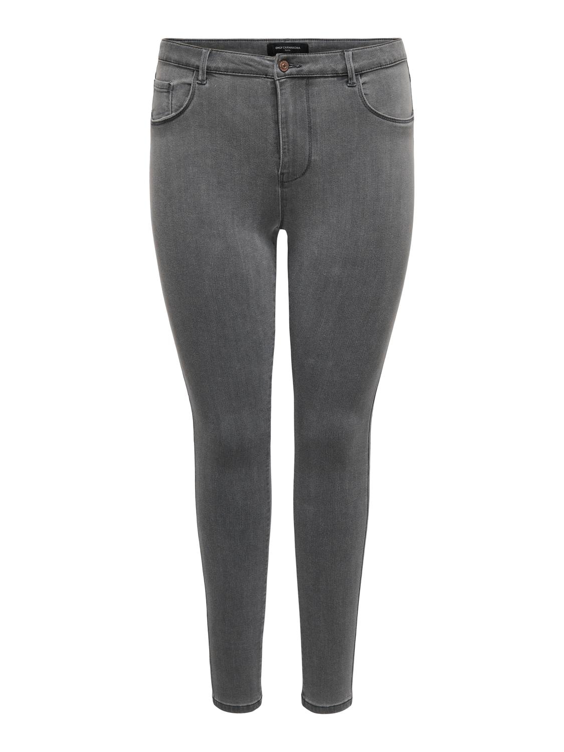 ONLY CARMAKOMA Skinny-fit-Jeans »CARTHUNDER LIFEHW SKINNY P U DNM MG NOOS«