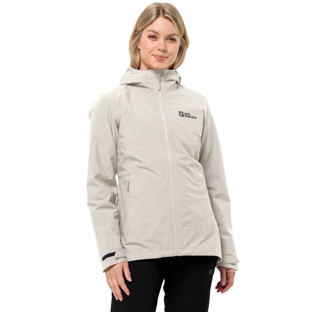 Jack Wolfskin 3-in-1-Funktionsjacke »MOONRISE 3IN1 JKT W«, mit Kapuze