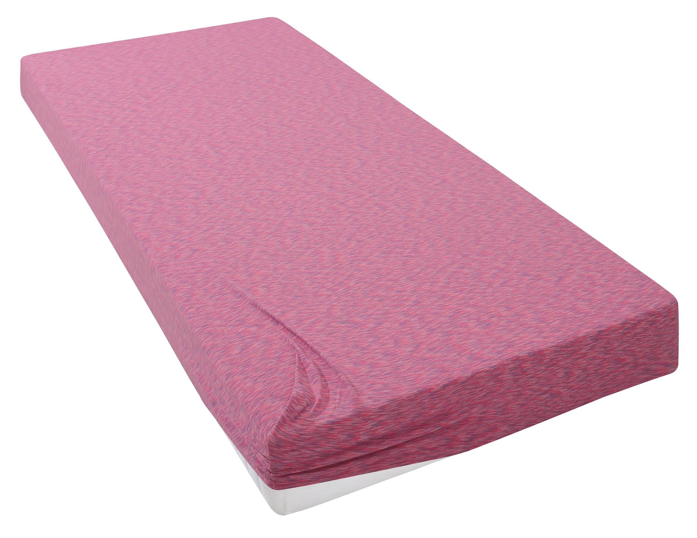OTTO home Spannbettlaken »Strawberry in uni oder bunten Rainbow-Colors« Bettlaken für Matratzen bis 18cm Höhe, Spannbetttuch mit Baumwolle