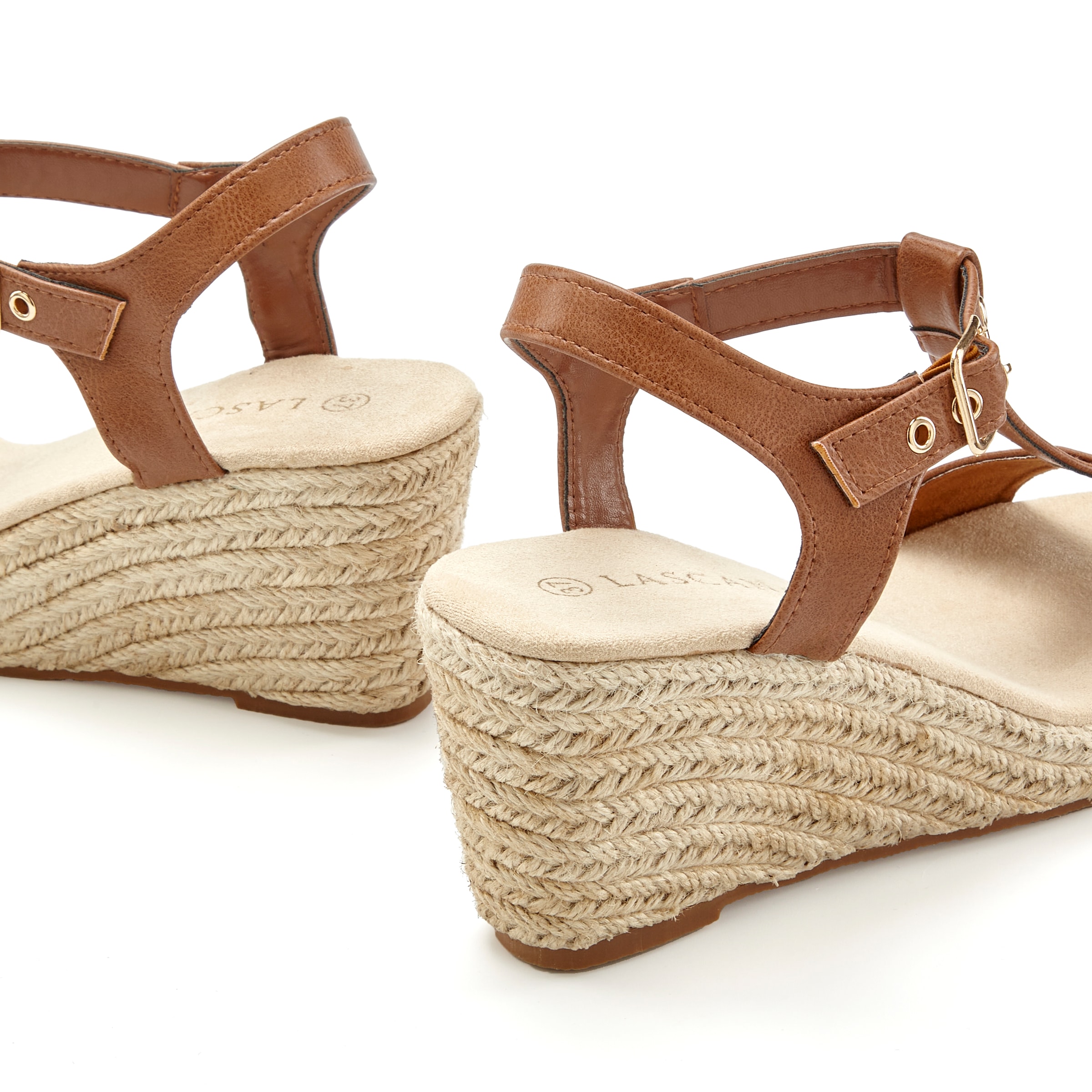 LASCANA Sandalette »Sommerschuh«, Sandale, Sommerschuh mit Keilabsatz VEGAN