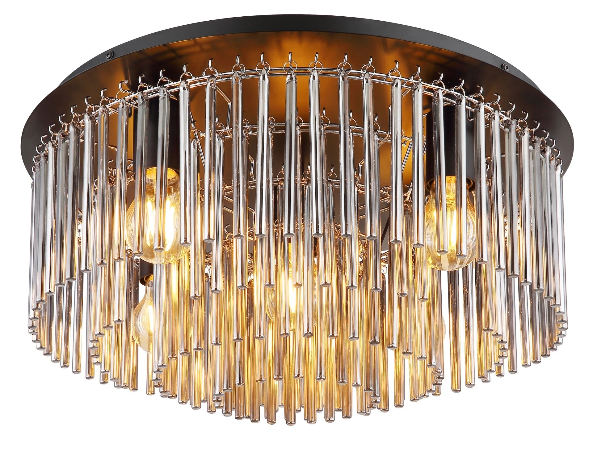 GLOBO LIGHTING Deckenleuchte »GORLEY« E27 1 Stk. Design Glasstäbe, Deckenlampe, Wohnzimmer, Esszimmer