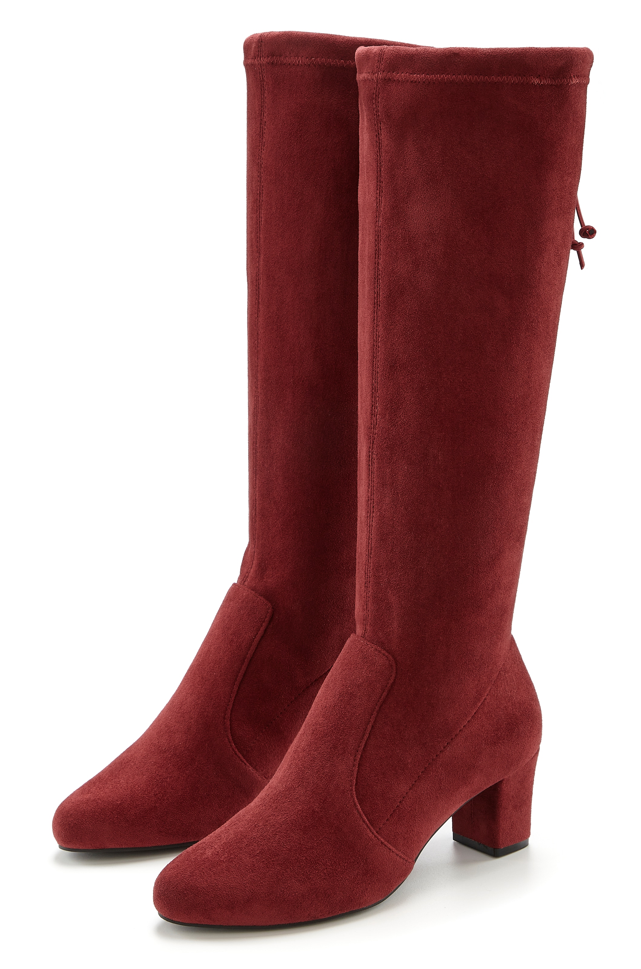 LASCANA Schlupfstiefel, Schlupfboots, Slouchy Boots, Slip-On, Stretch & Blo günstig online kaufen