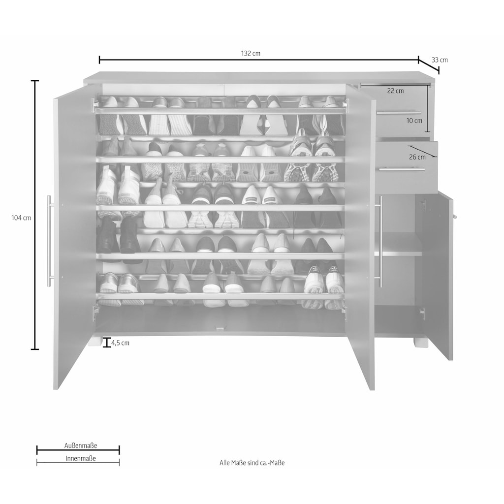 Schildmeyer Schuhschrank »Pisa«