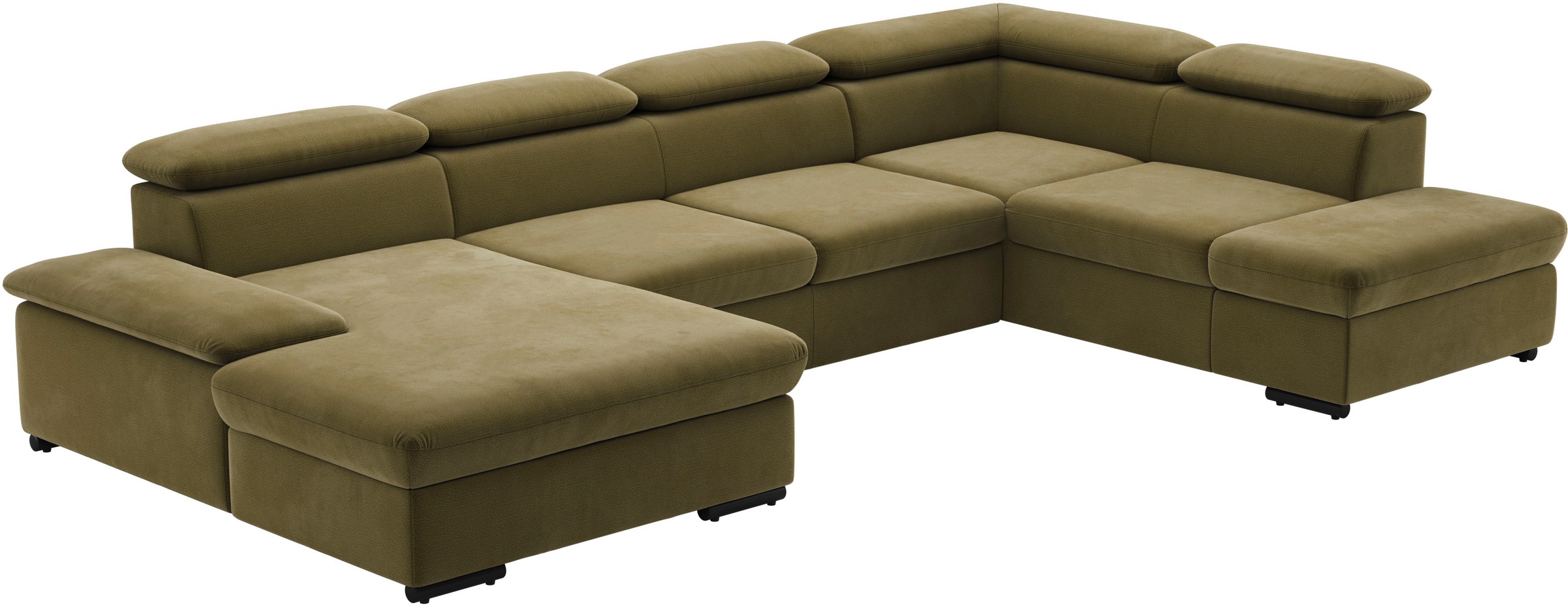 sit&more Wohnlandschaft »Alcudia U-Form«, wahlweise mit Bettfunktion