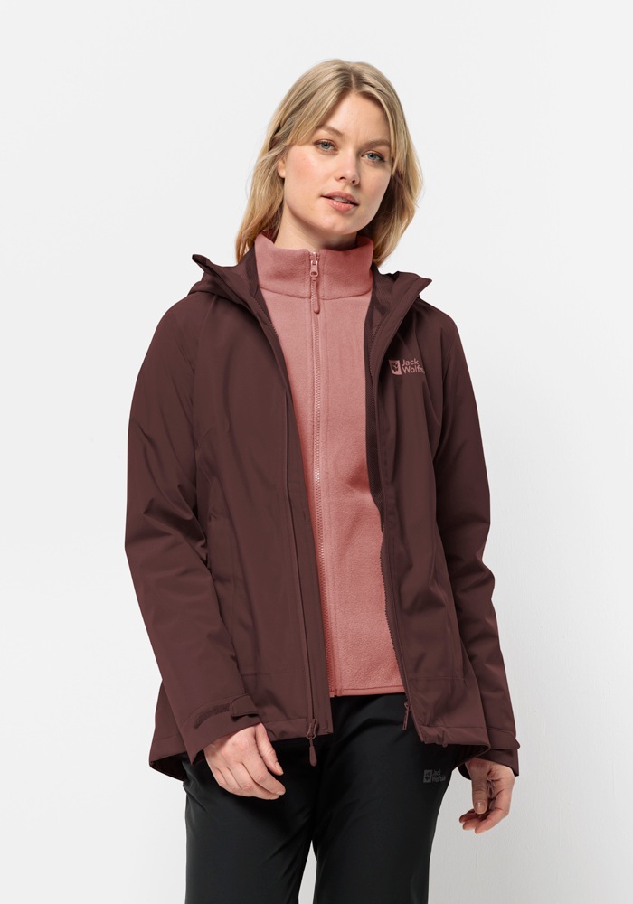 Jack Wolfskin Jacke 2 In 1 Damen Jack Wolfskin 3-in-1-Funktionsjacke »MOONRISE 3IN1 JKT W«, (2 teilig